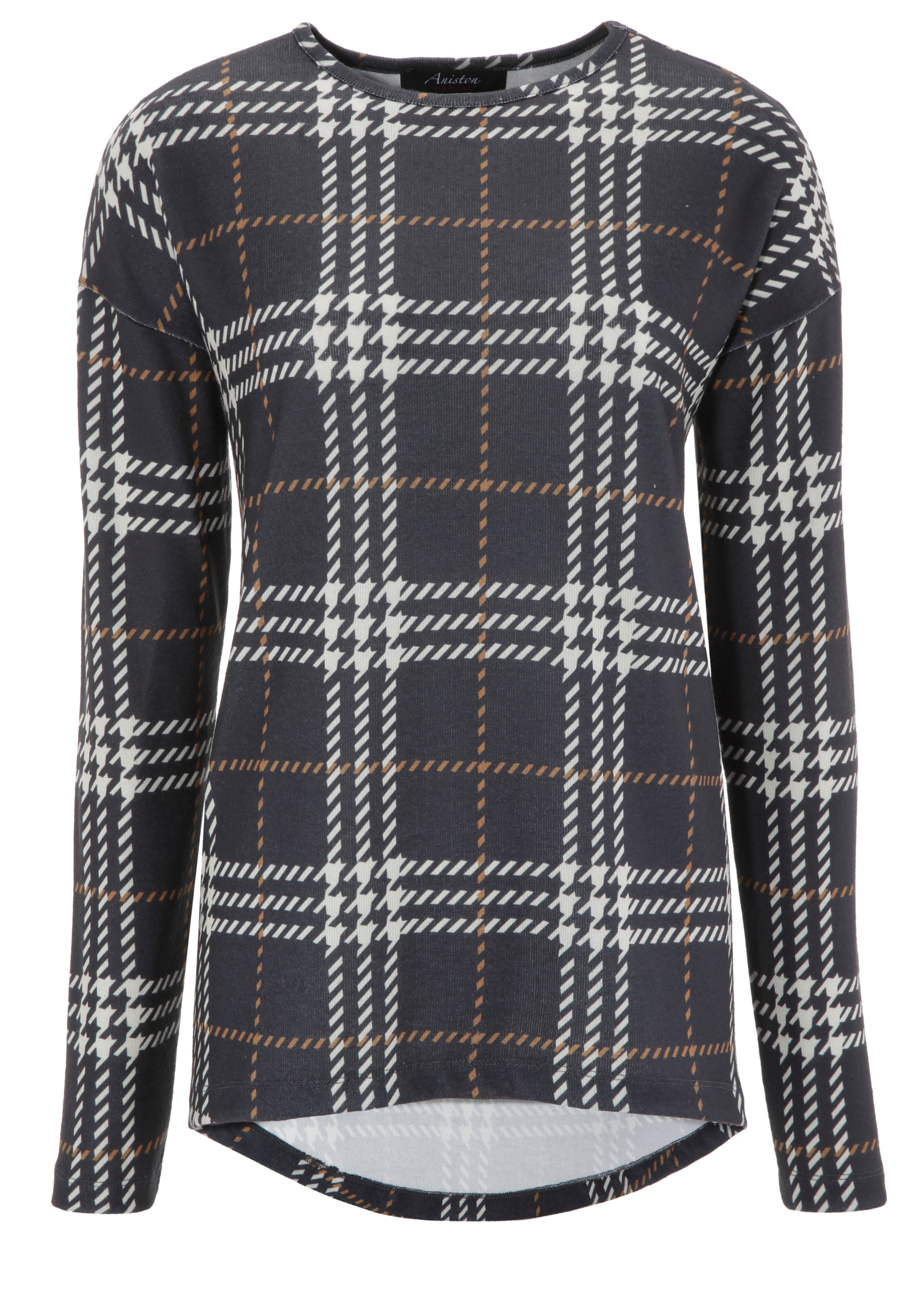Aniston CASUAL Sweatshirt, im Karo-Dessin