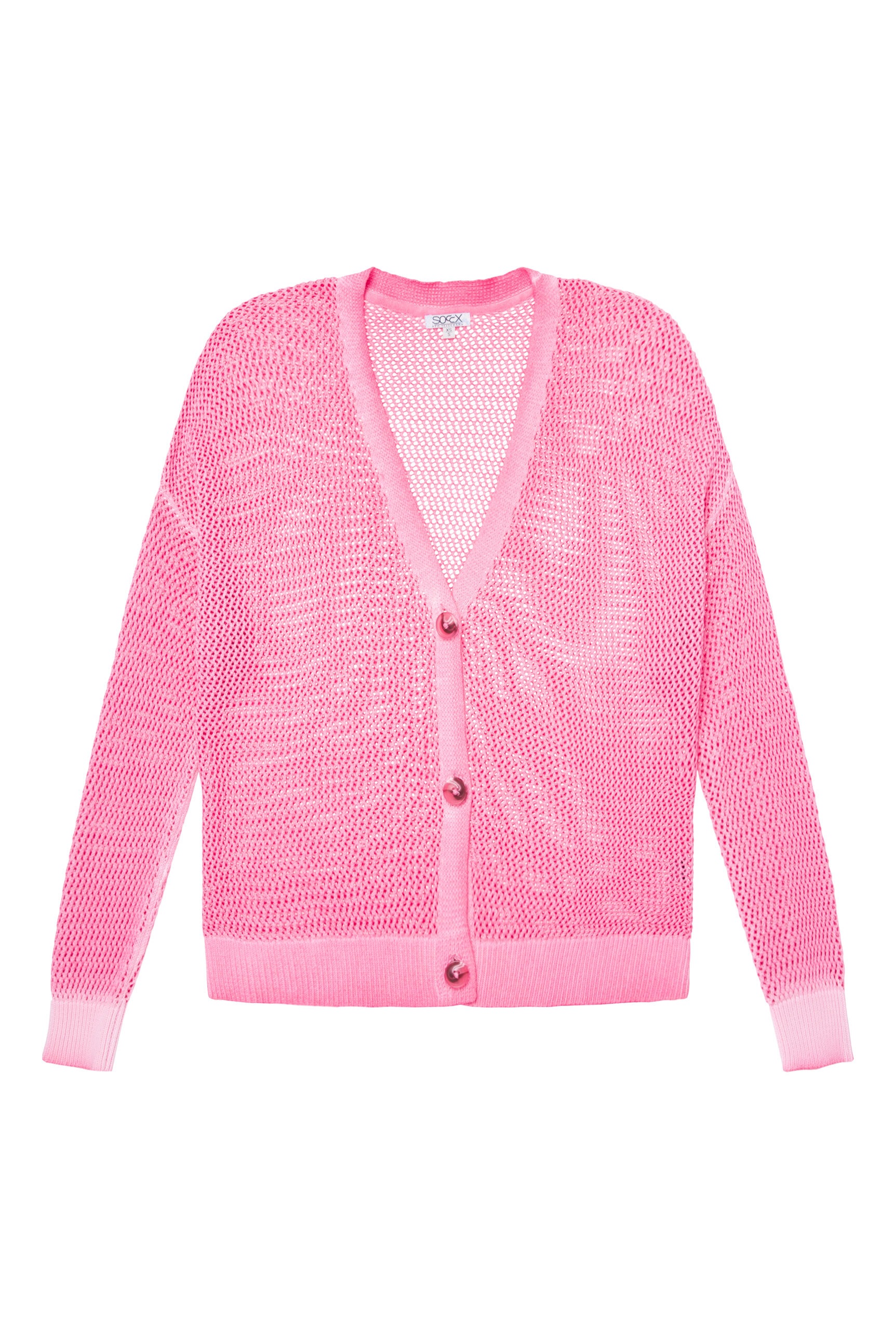 SOCCX Strickjacke, mit Baumwolle günstig online kaufen