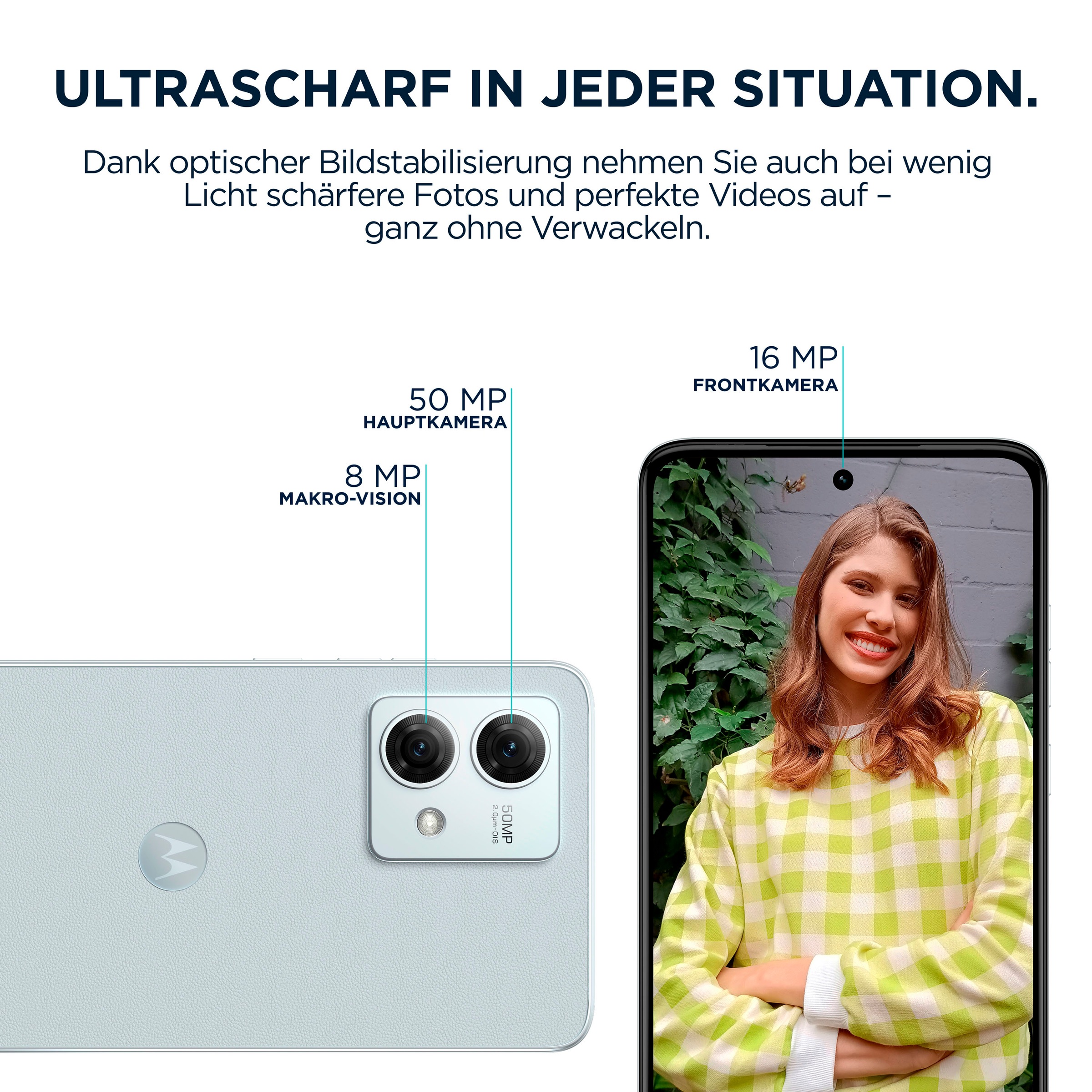 Motorola Smartphone »moto g84 5G«, Marshmallow Blue