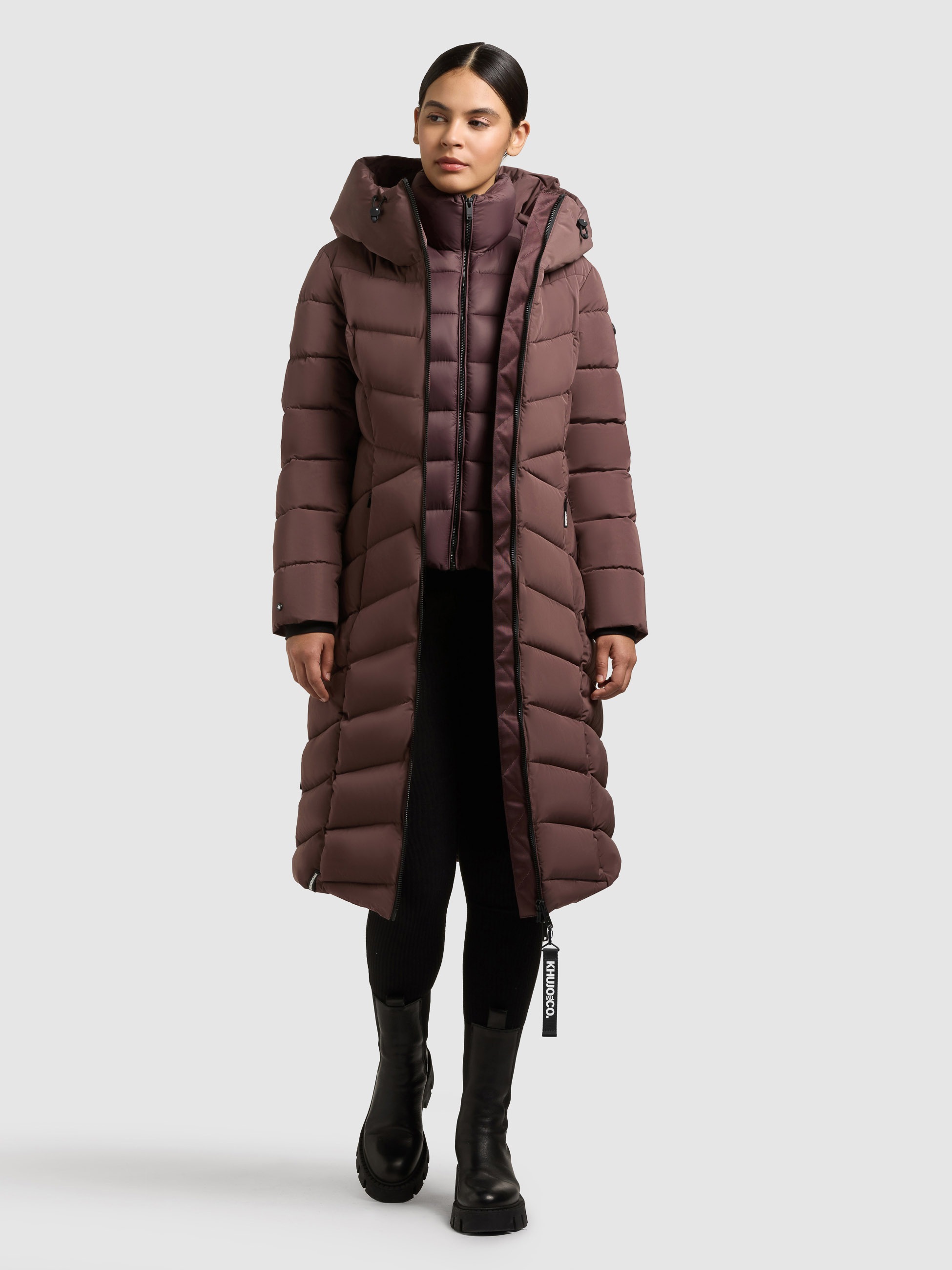 khujo Steppmantel "FISKA 2IN1 (EINSATZ HERAUSNEHMBAR)" günstig online kaufen