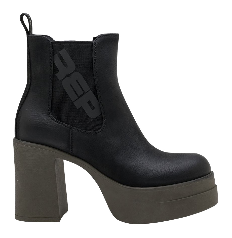 Chelseaboots, mit Blockabsatz und Plateau