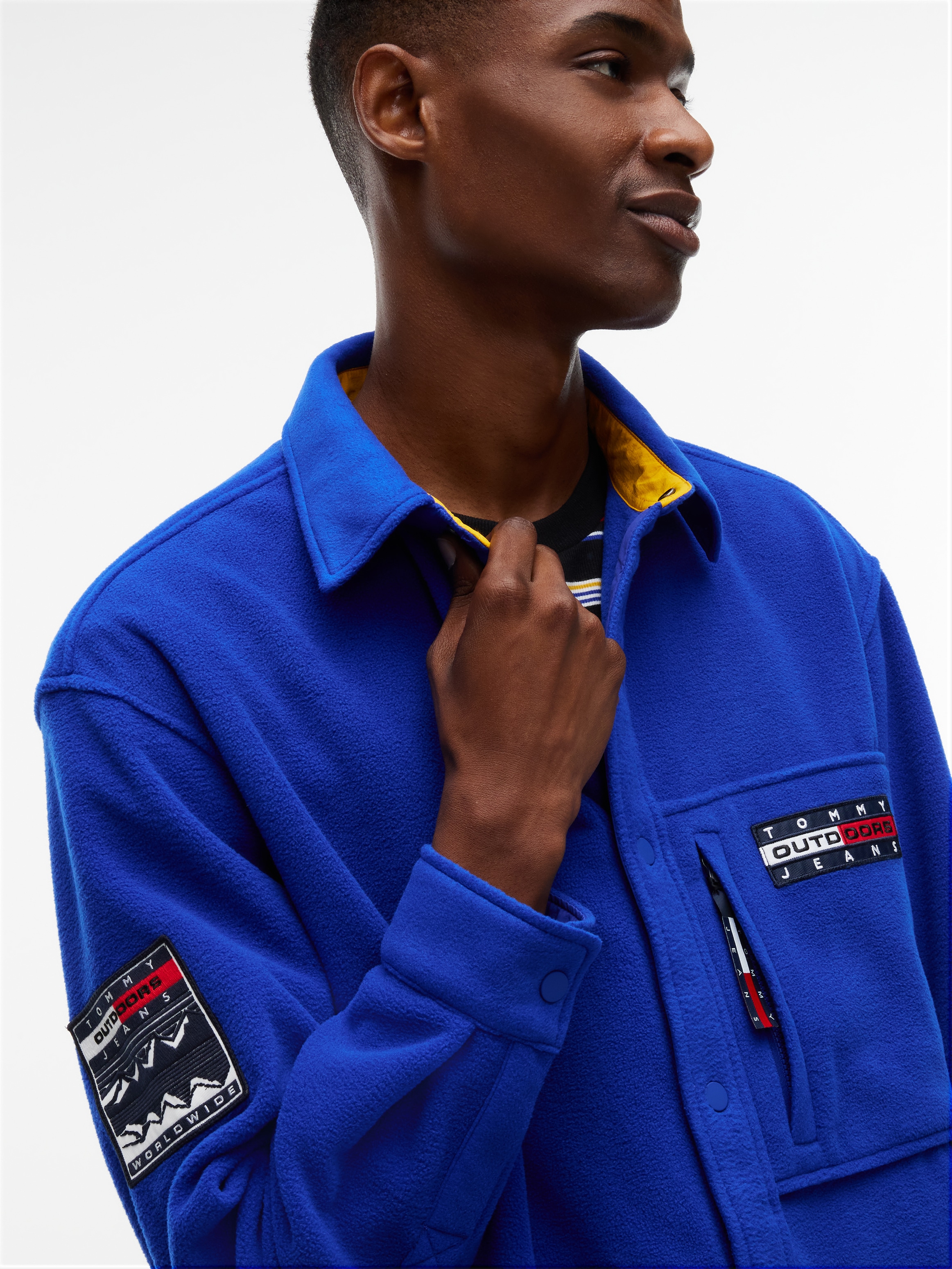 Tommy Jeans Hemdjacke »TJM OUTDOORS FLEECE OVRSHIRT«