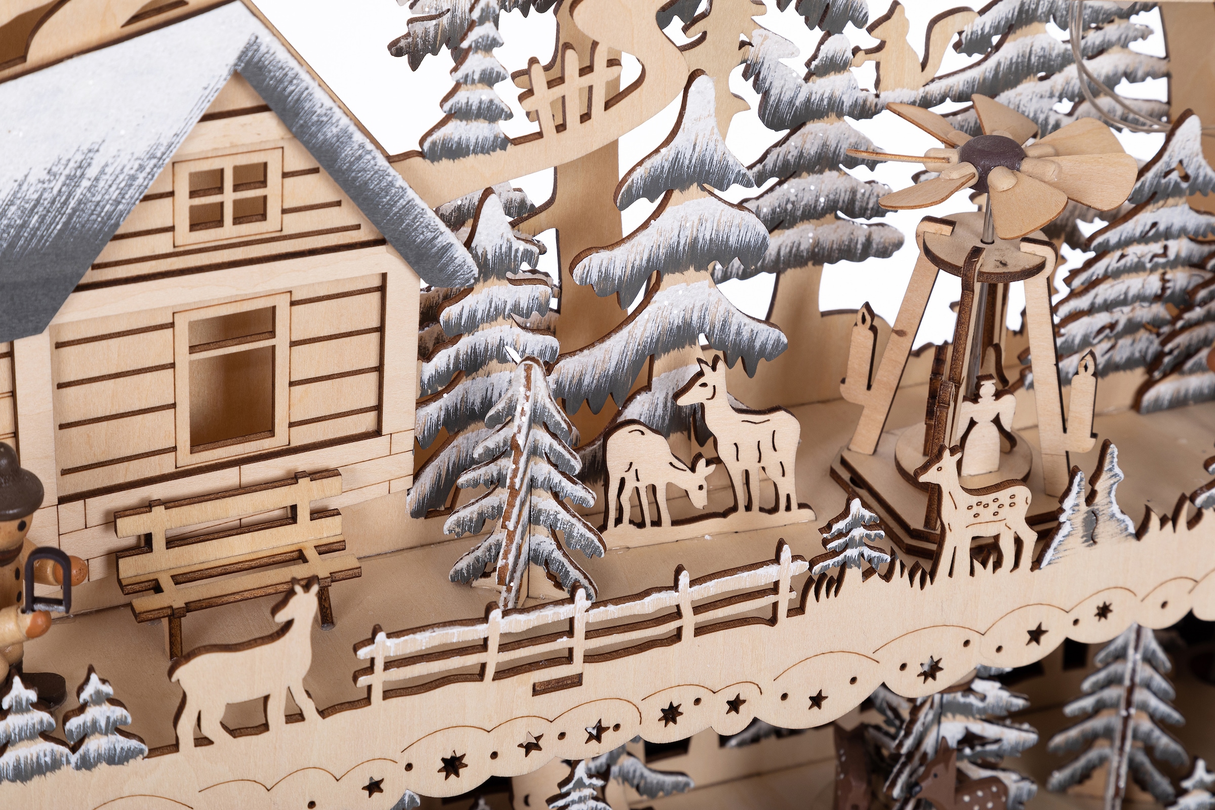 Home affaire LED Schwibbogen »Weihnachtsdeko«, aus Holz, mit LED  Beleuchtung, Höhe ca. 47 cm bestellen | BAUR | Schwibbögen