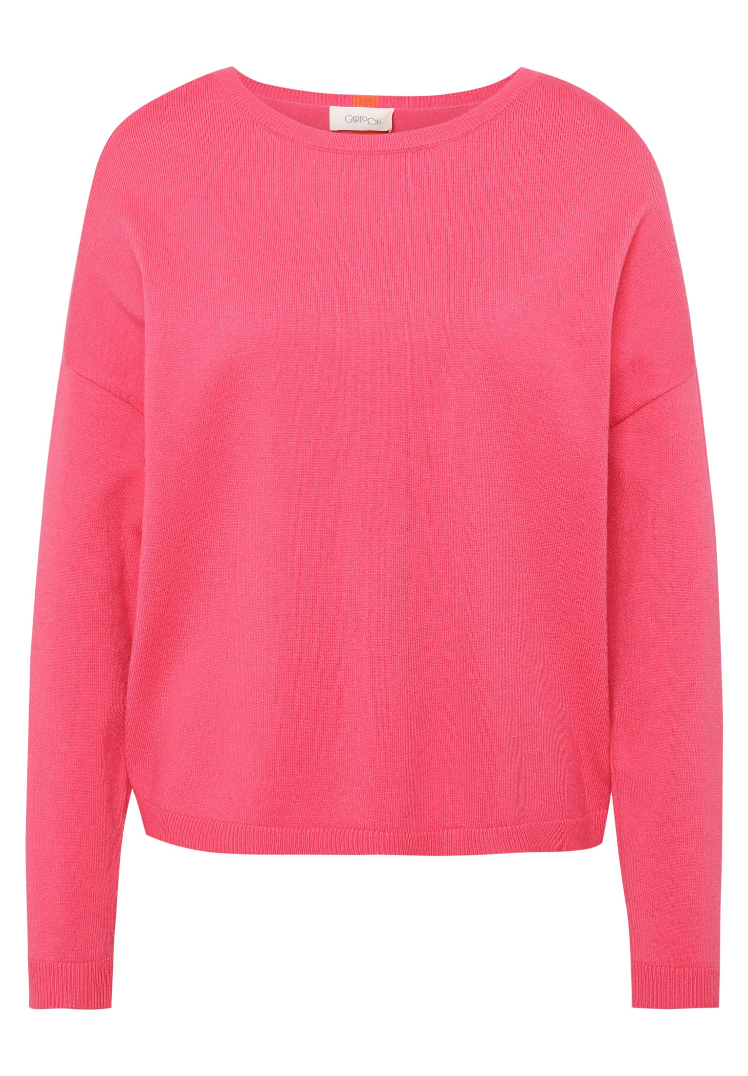 Cartoon Strickpullover "Cartoon Strickpullover mit Rundhalsausschnitt", (1 günstig online kaufen