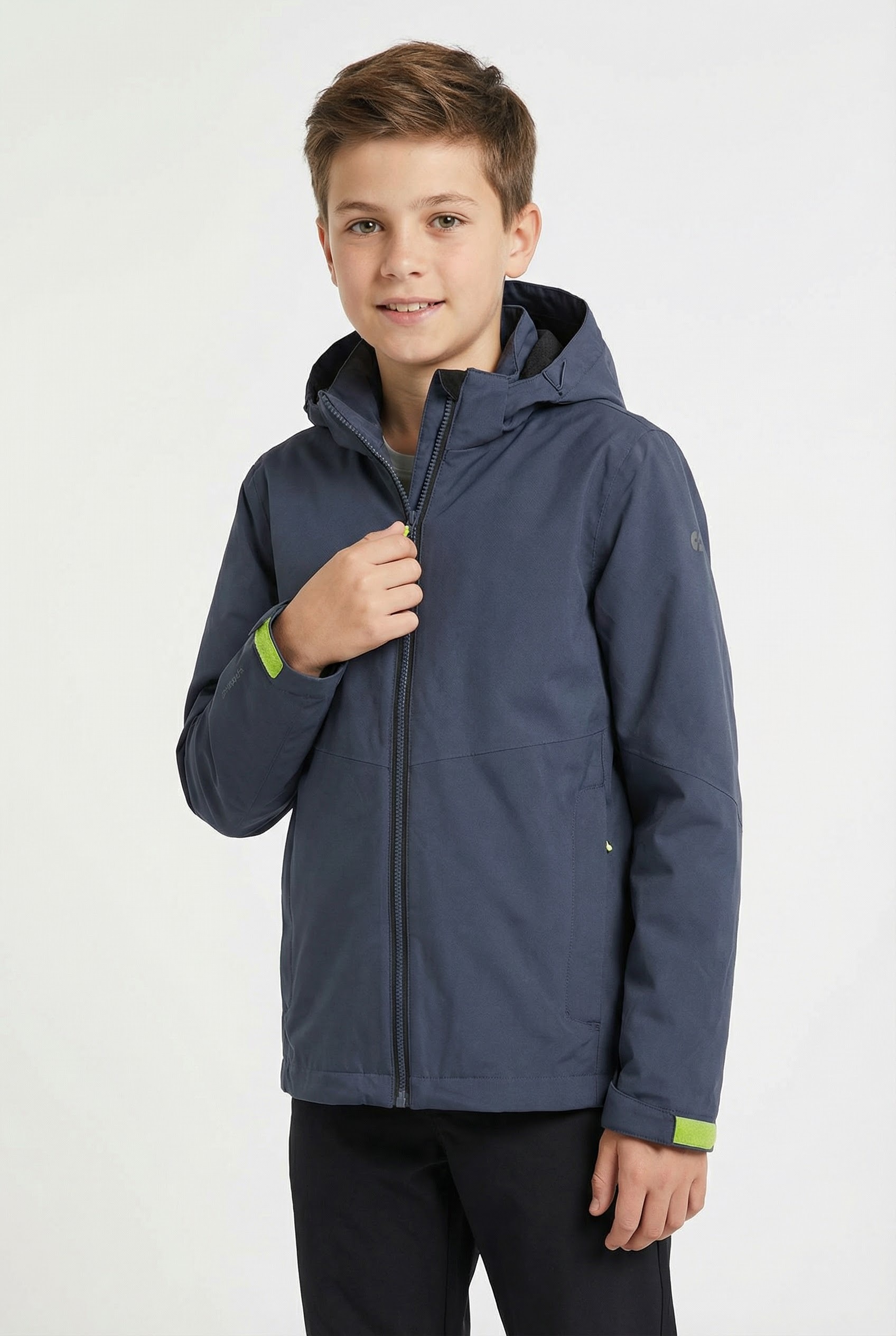 Outdoorjacke KILLTEC "KOS 192 BYS JCKT", Kinder, Gr. 176, stahlblau, Obermaterial: 100% Polyester. Futter: 100% Polyester, Jacken Outdoorjacke, Für Kinder, wasser- & winddicht & atmungsaktiv