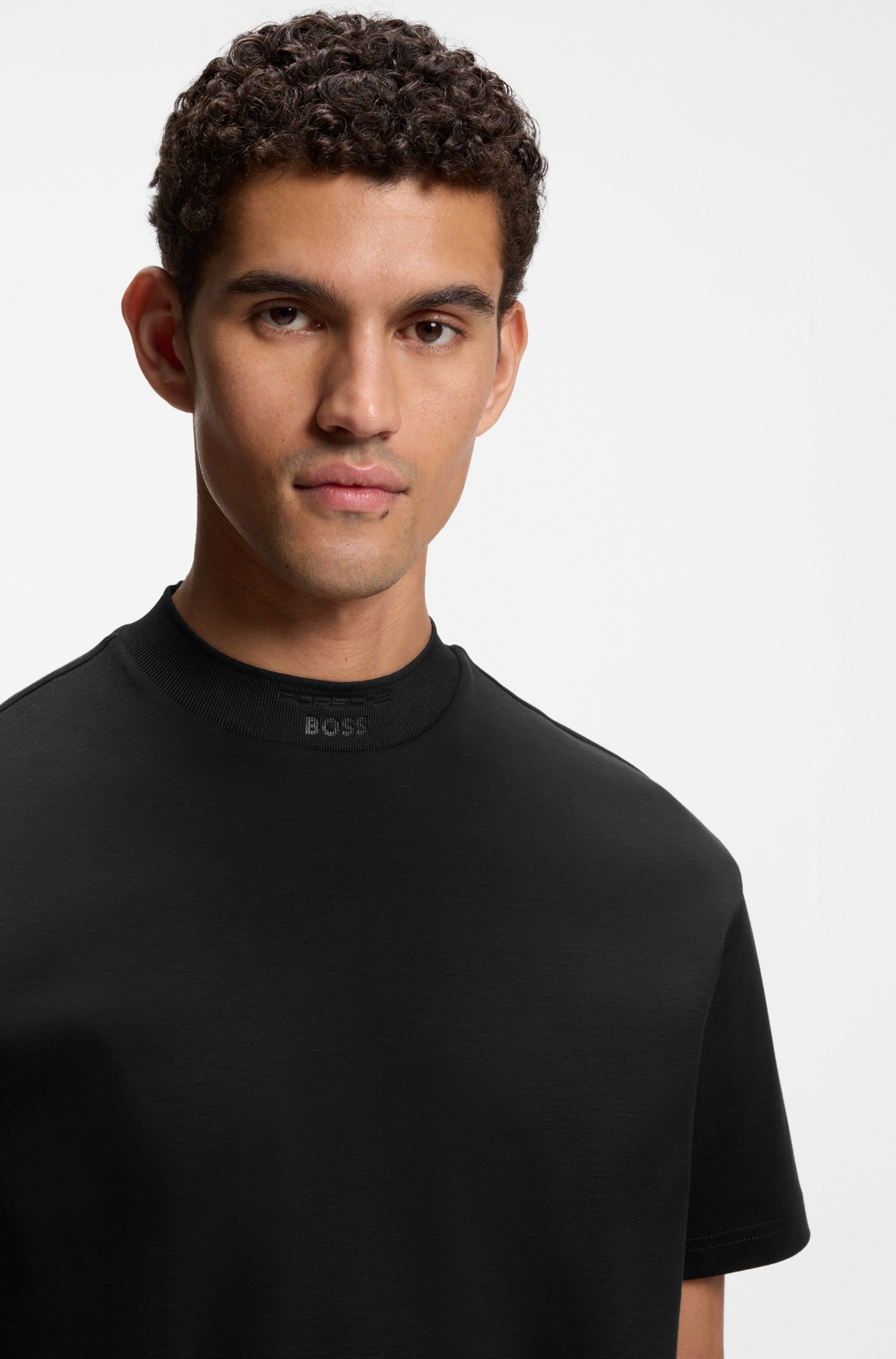 BOSS GREEN Stehkragenshirt »Porsche Spirit 70 Capsule Collection« Premium Herrenmode Limited
