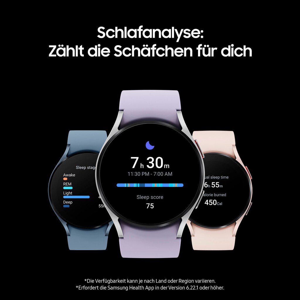 Samsung Smartwatch »Galaxy Watch 5 40mm BT«, (Wear OS by Samsung)