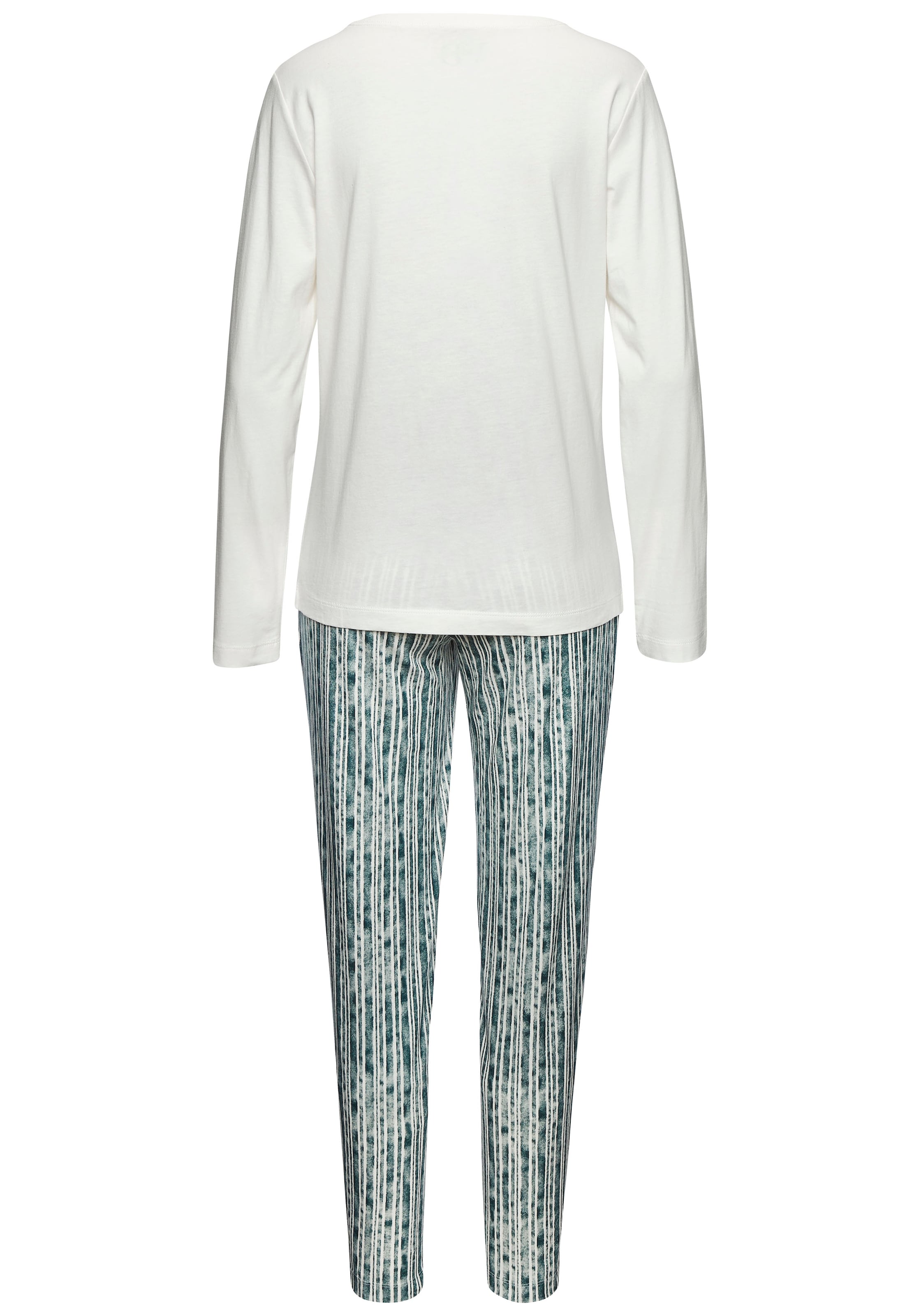 Vivance Dreams Pyjama, (2 tlg.), Mit schönem Muster