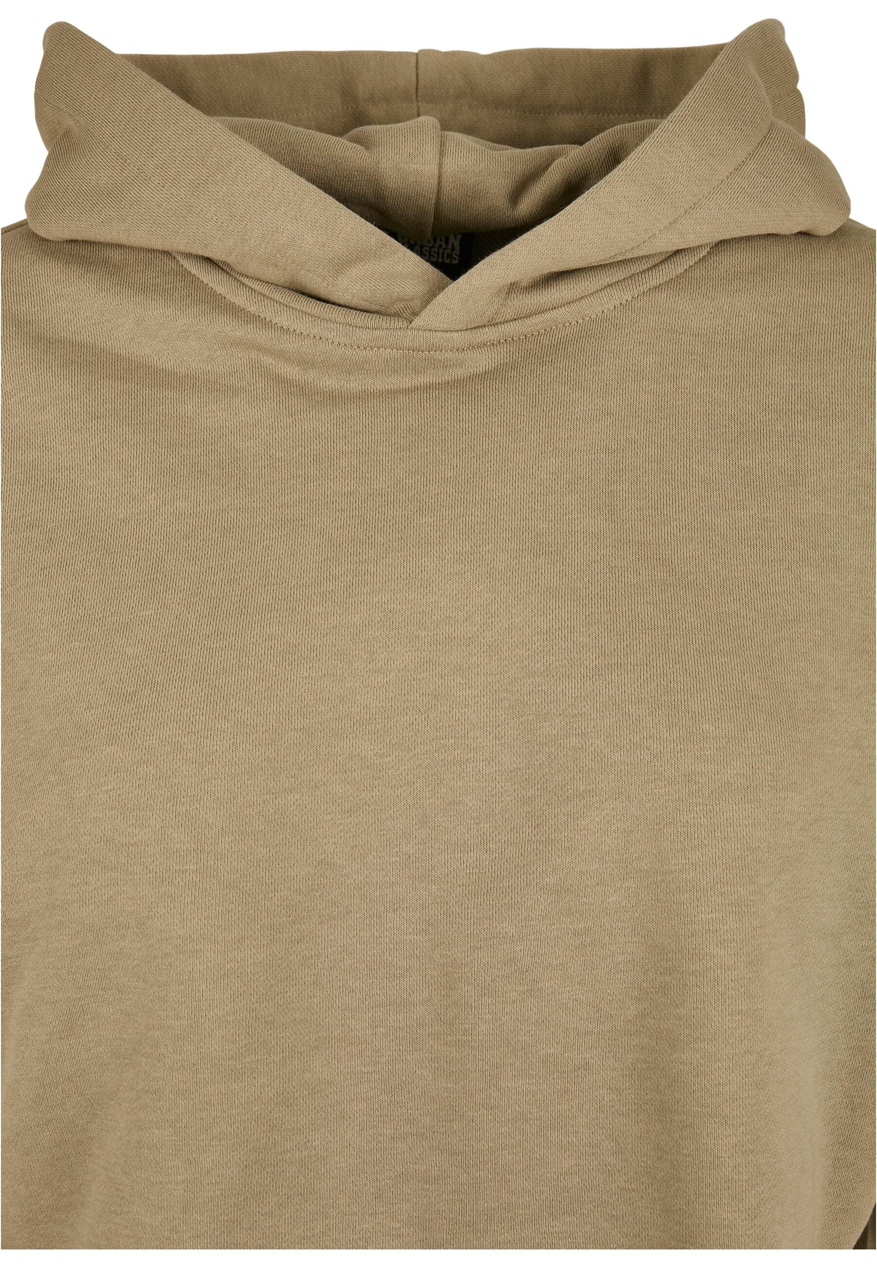 URBAN CLASSICS Rundhalspullover »Urban Classics Damen Ladies Oversized Cropped Hoody«, (1 tlg.)