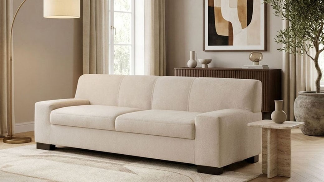 OTTO home 2-Sitzer "Faxxe 194 x 85 cm, auch mit Schlaffunktion" aus pflegeleichtem, weichem Bezugsstoff