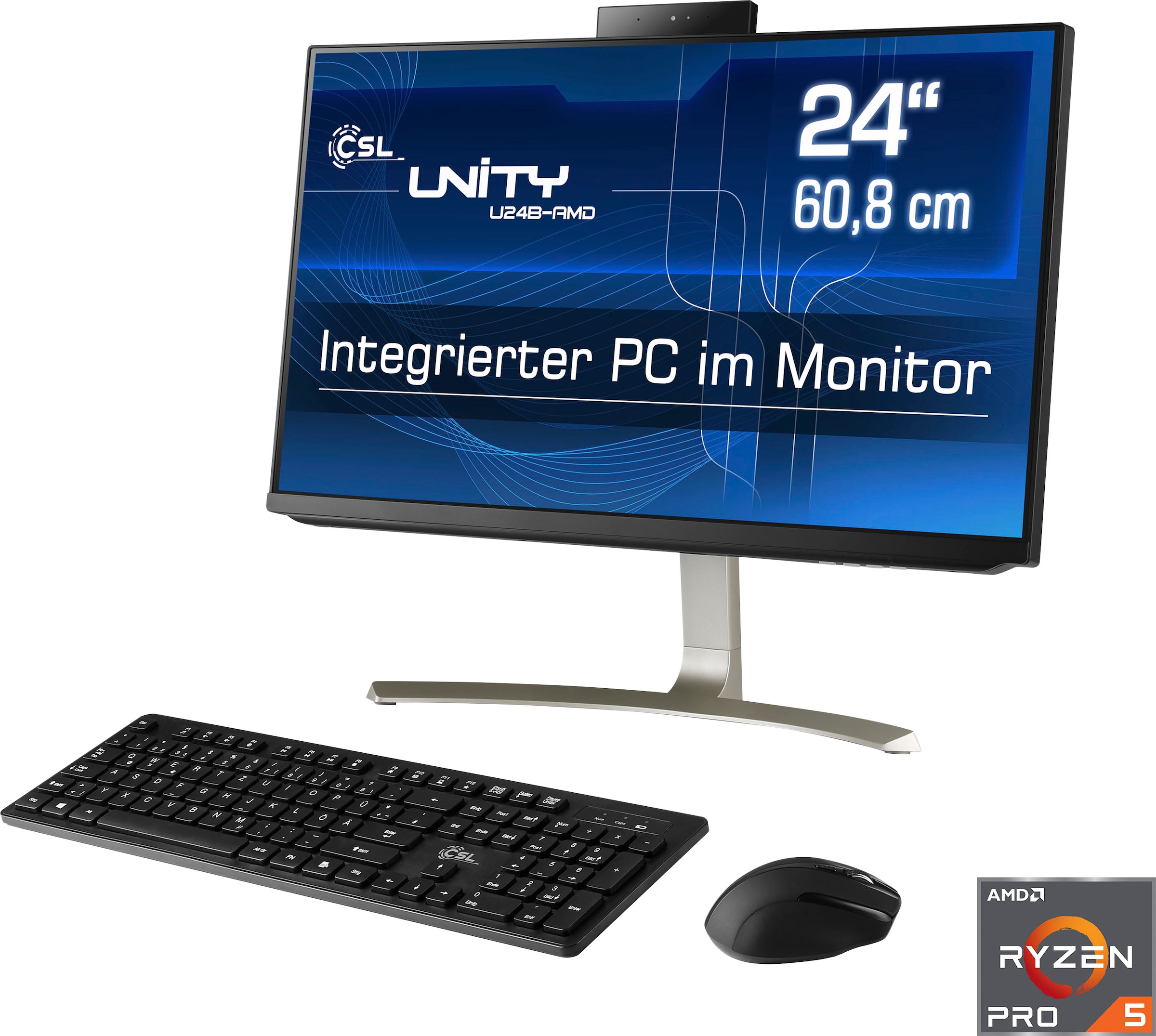 Gaming-PC »Unity U24W-AMD / 4650G / 1000 GB / 16 GB RAM / Win 11«