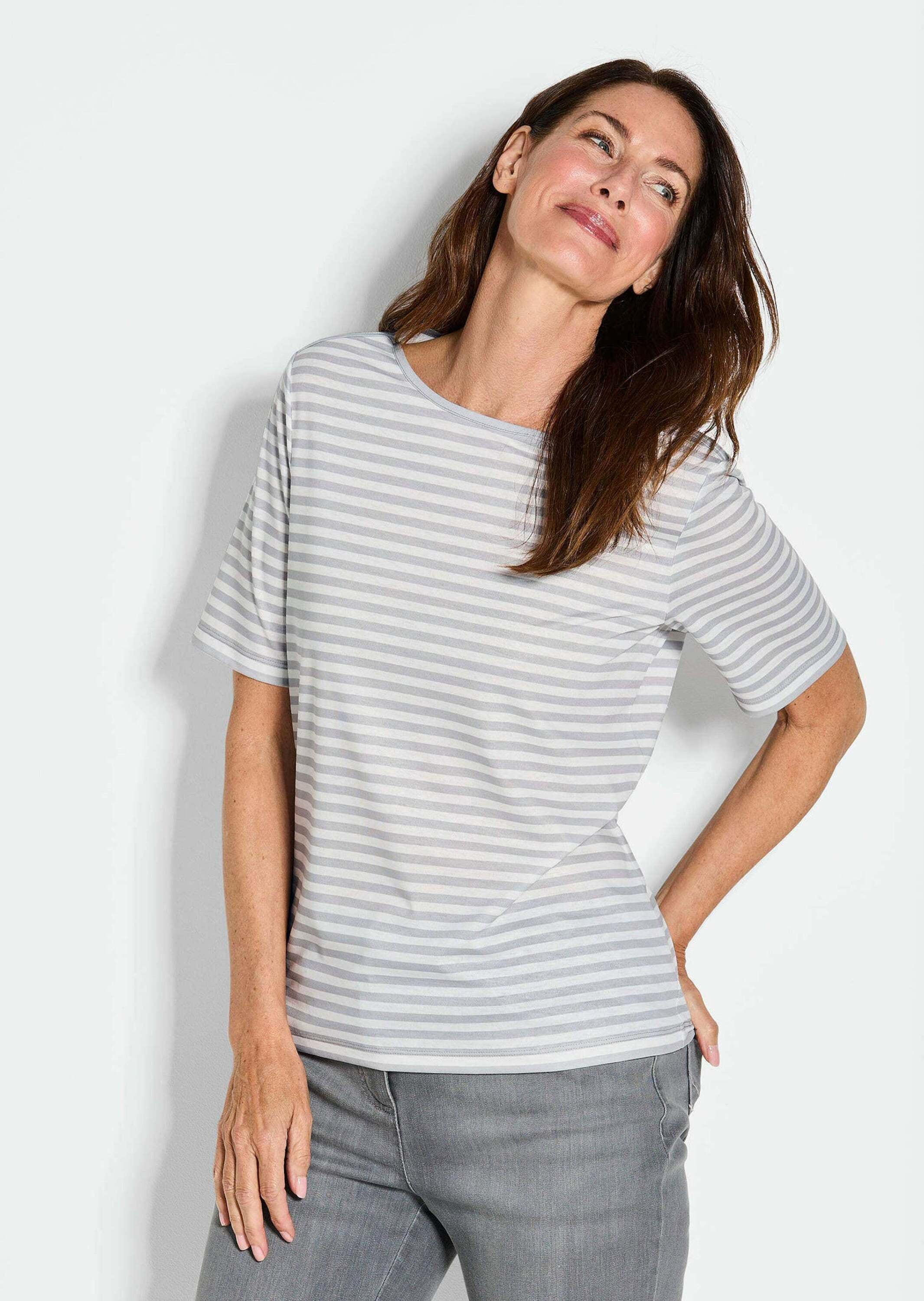 GOLDNER Kurzarmshirt »Stilvolles Streifenshirt für Damen«