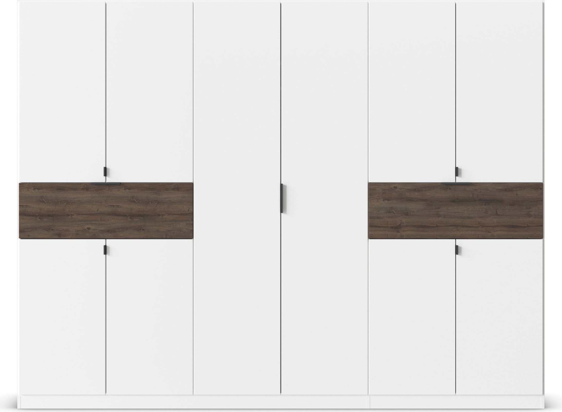 rauch Drehtürenschrank »Kleiderschrank Schrank Garderobe Wäscheschrank TICAO«, (Schubladen in der Höhe variabel positionierbar), mit 2 geräumigen Schubladen, viel Stauraum MADE IN GERMANY