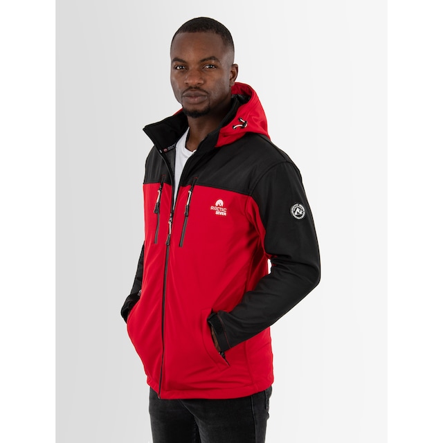 Arctic Seven Softshelljacke »ASSurvivo«, Outdoorjacke mit abnehmbarer  Kapuze ▷ für | BAUR