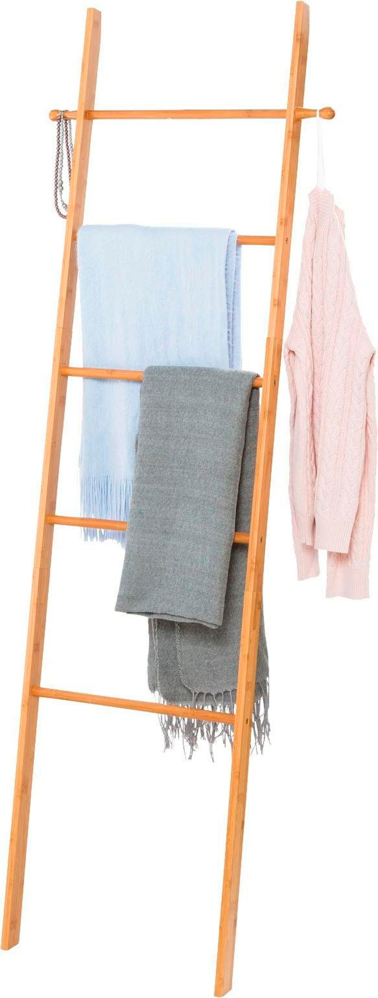 WENKO Handtuchleiter "Bahari" Bambus, Handtuchhalter günstig online kaufen