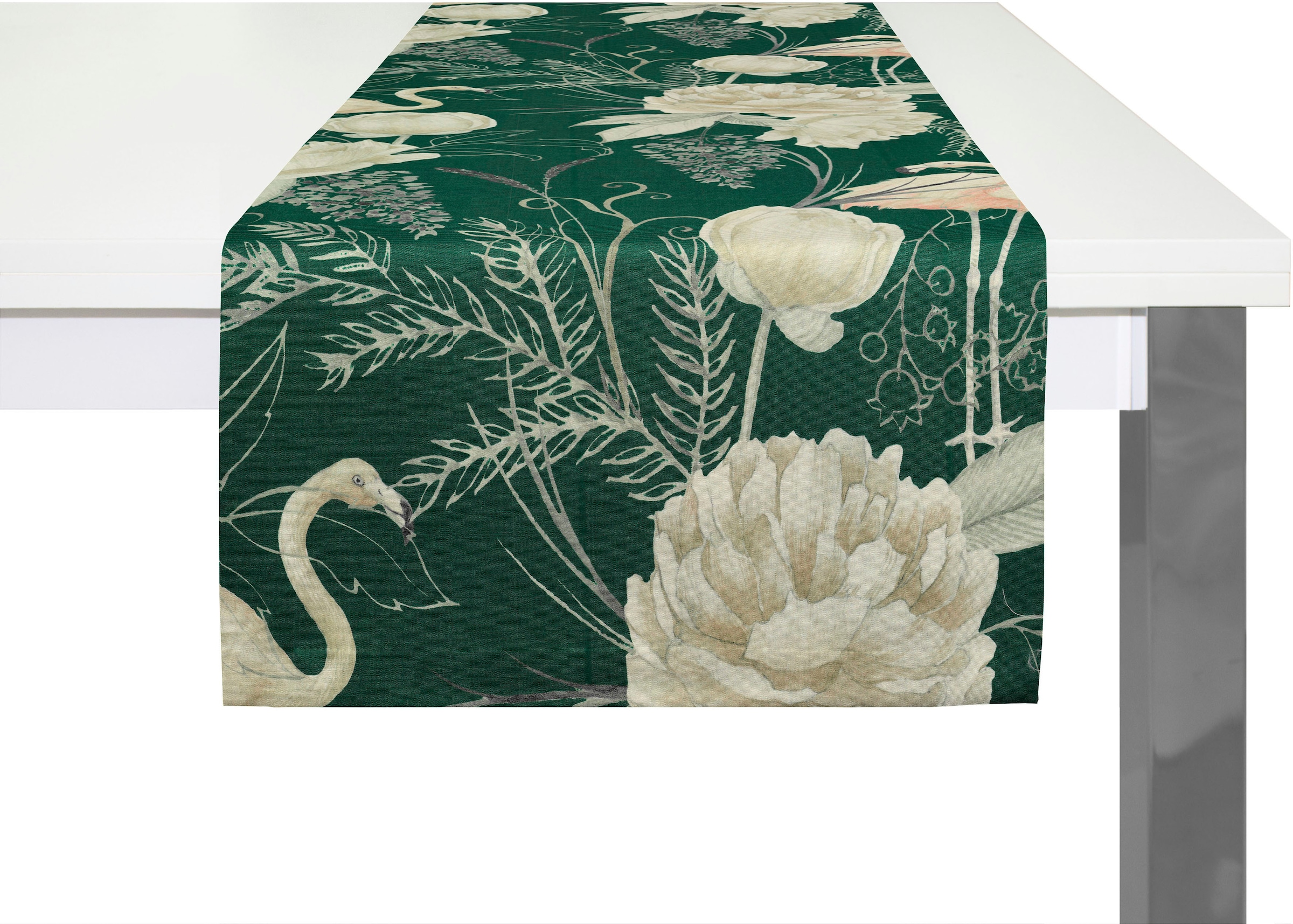 Adam Tischläufer "Eden" GOTS organic,zertifiziert durch CERES 0242Made in G günstig online kaufen