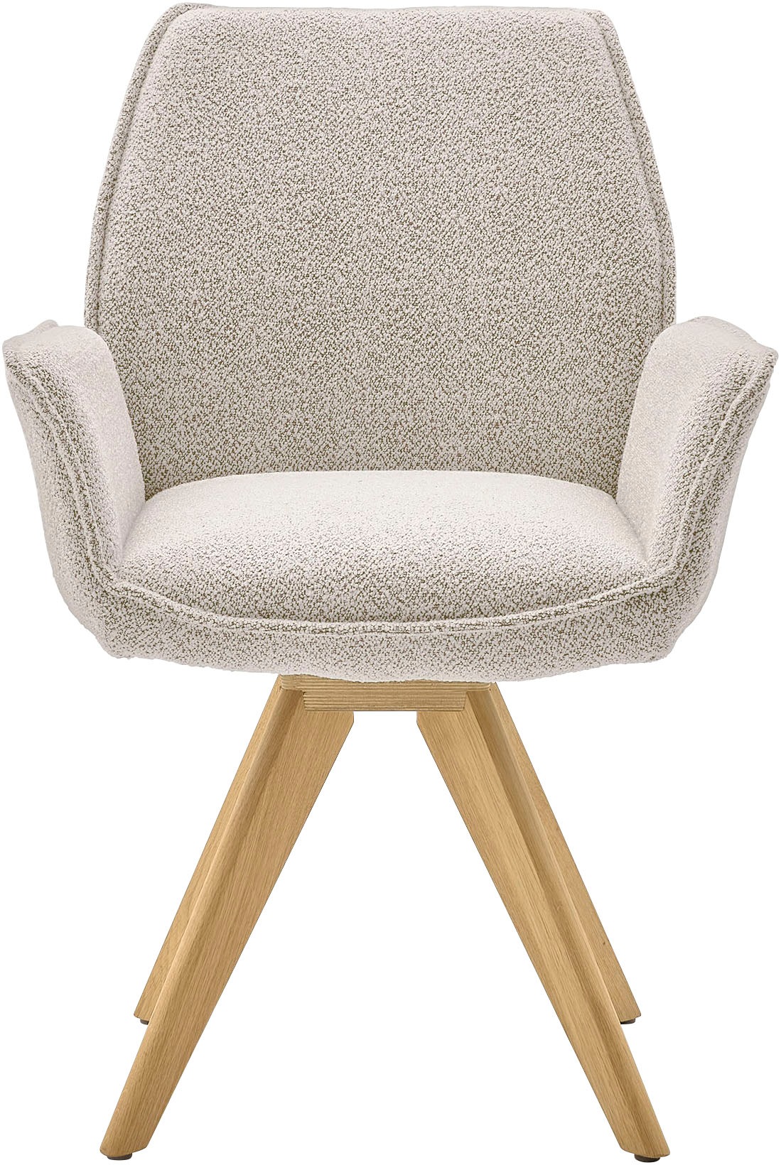 Musterring Esszimmerstuhl "Tiama", (Set), 2 St., Bouclé, Stativgestell Eich günstig online kaufen