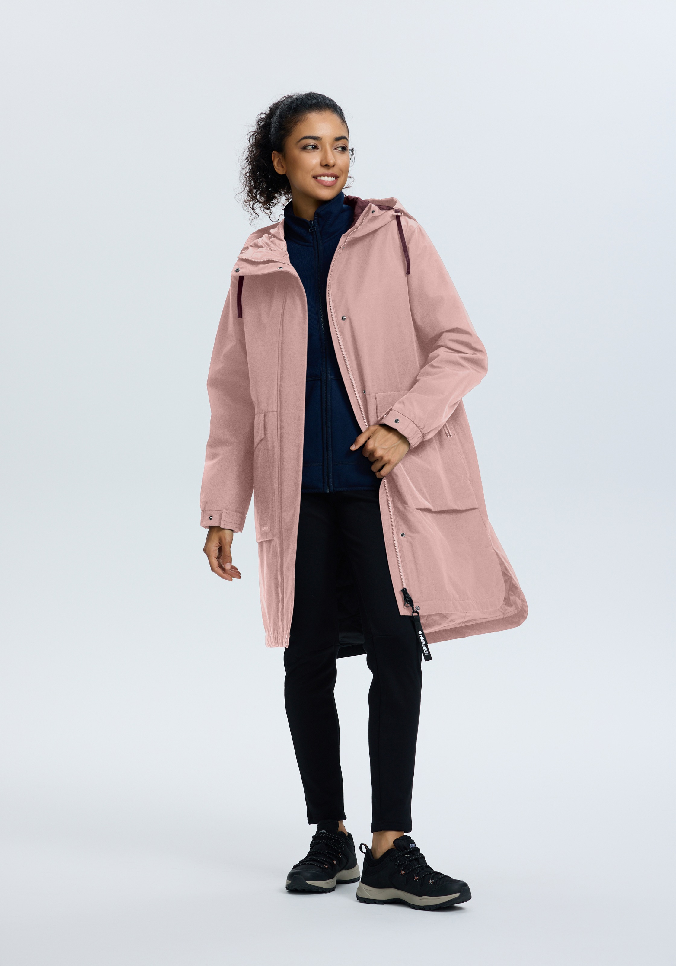 Thumbnail - Icepeak Funktionsmantel "ICEPEAK AALAN" aus Baumwolle und Polyamid, sportlicher Stil, wasserabweisend