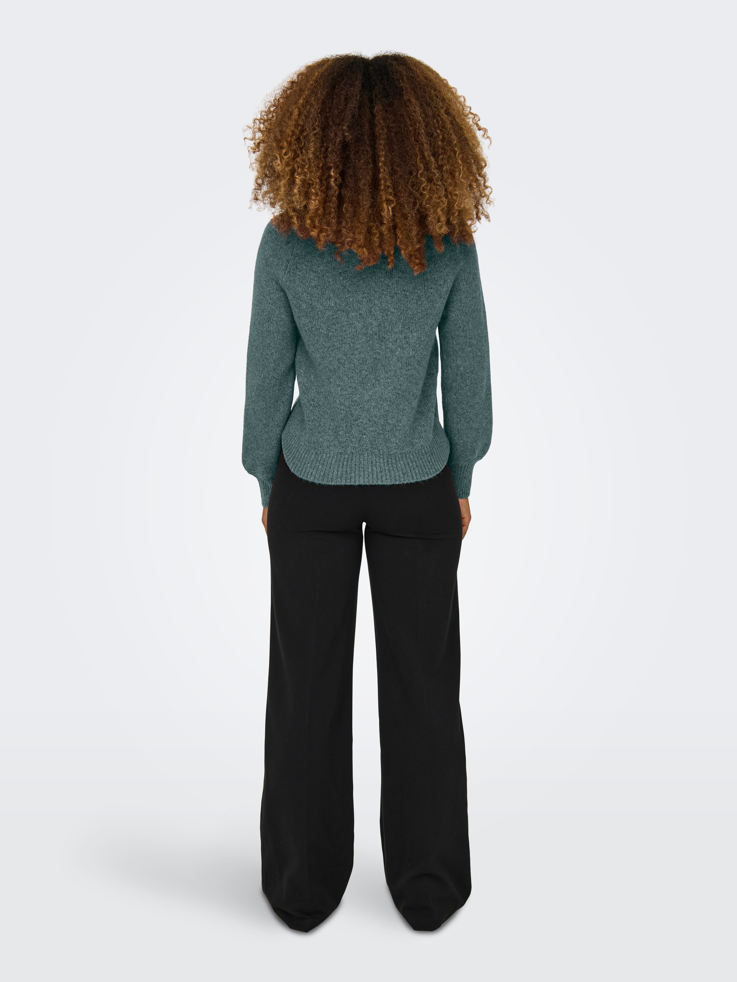 ONLY Rundhalspullover "ONLEMMA LS BUTTON ONECK EX KNT" Kunstfaser, regular günstig online kaufen