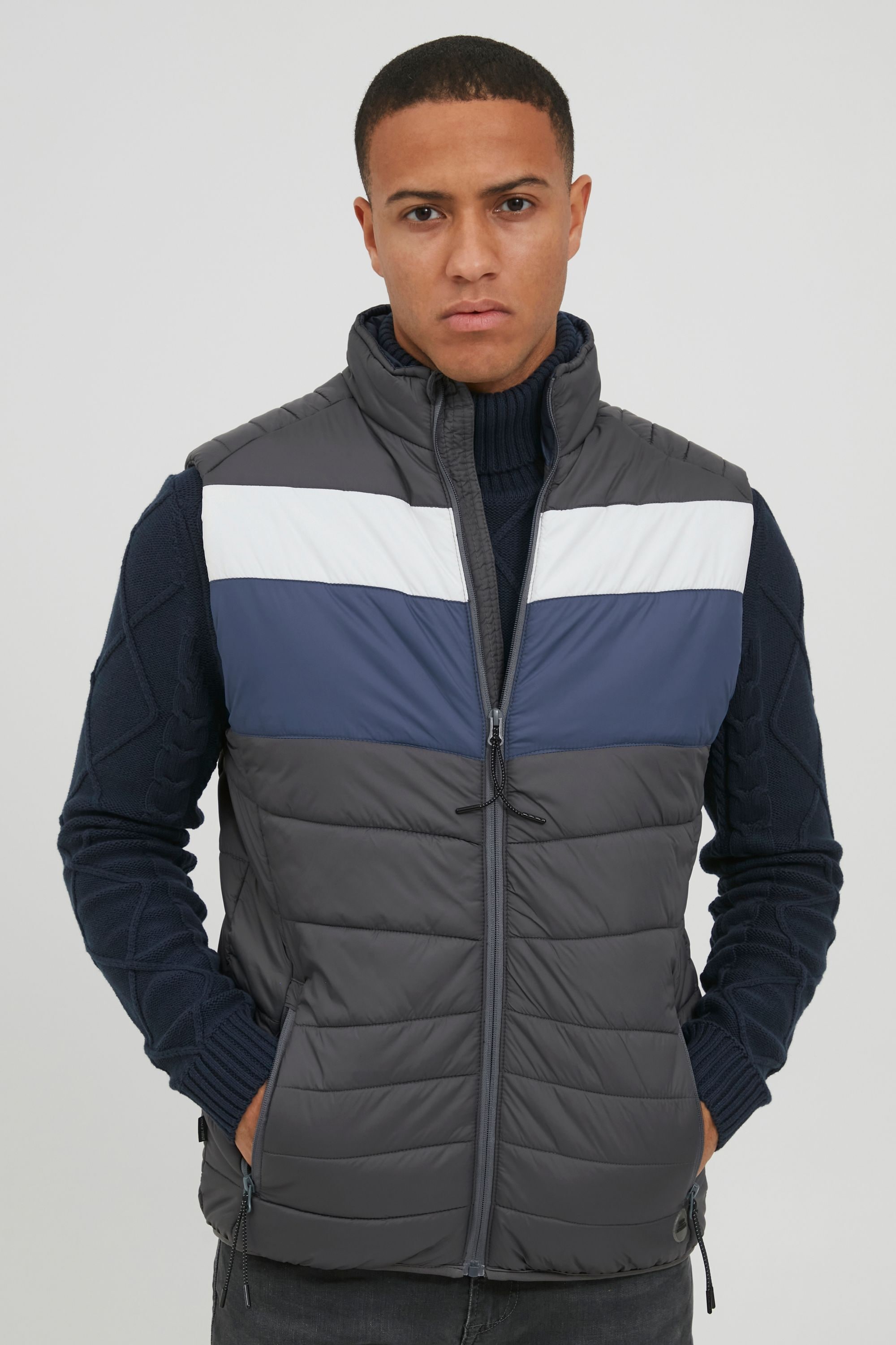 Blend Steppweste "BHKristian" Steppweste im Colorblock-Design günstig online kaufen