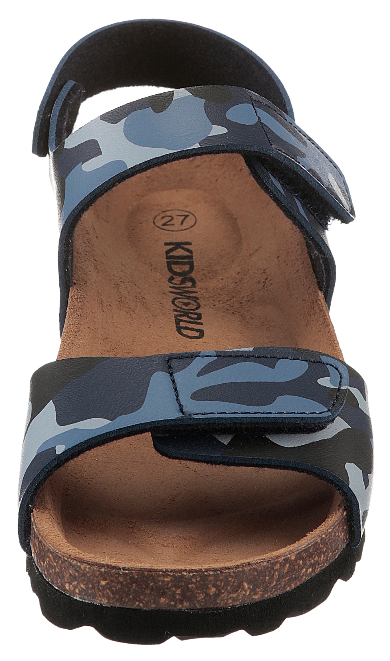 KIDSWORLD Riemchensandale, Sommerschuh, Strandschuh, Urlaubschuh mit Camouflage-Muster
