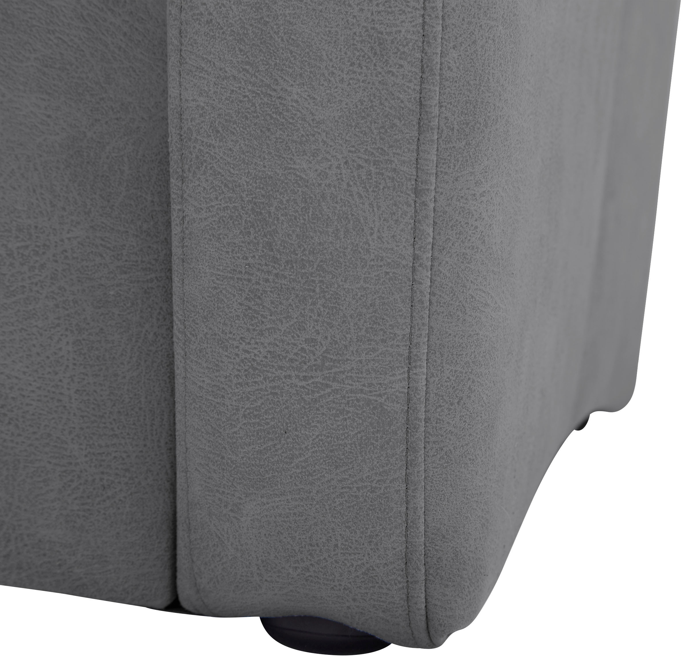 VILLA BECK Ecksofa »Varese L-Form«, (2 St.), Kopfteilverstellung, wahlweise mit Sitzvorzug, in Sitzhöhe 46 cm