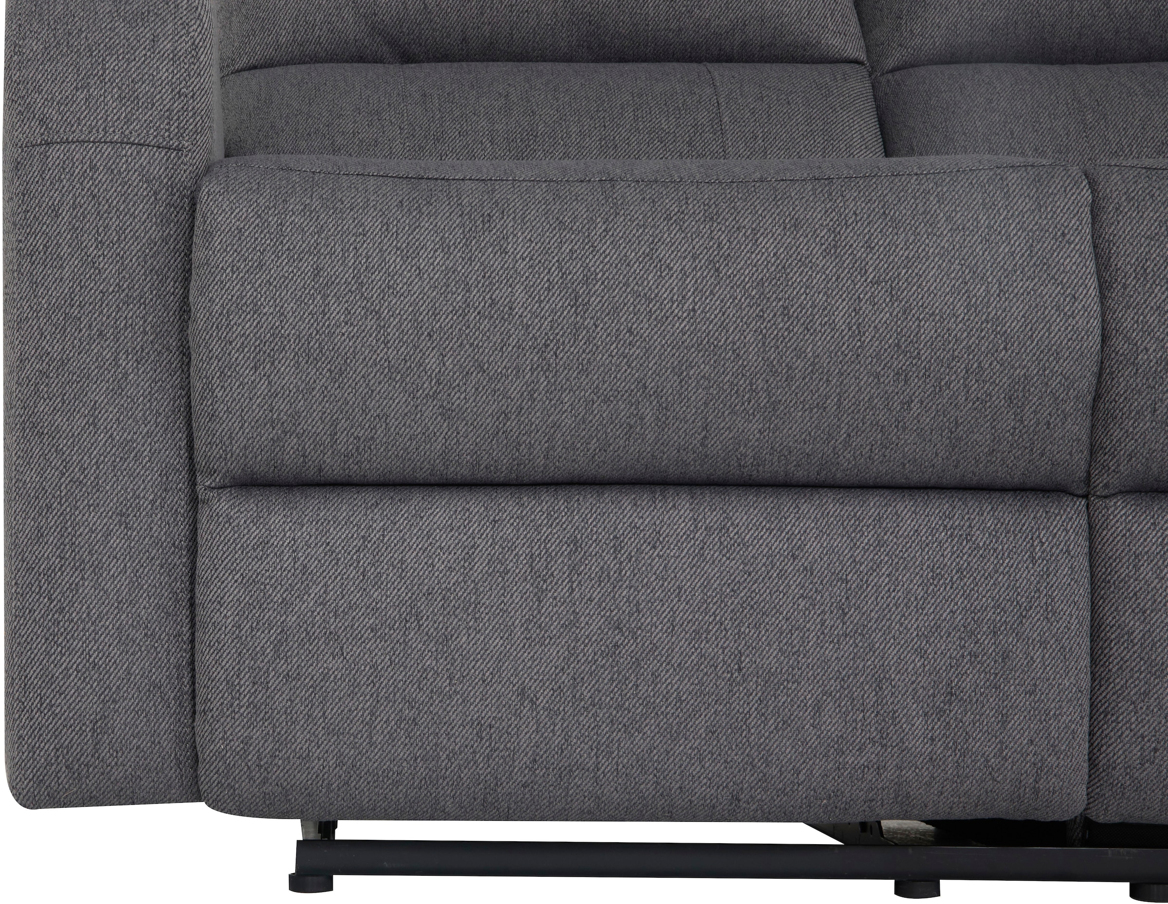 Home affaire 3-Sitzer »TOURNAY manuelle Relaxfunktion, Liegefunktion (105°-135°), Webstoff«, Reclinerfunktion in 2 Sitzen (links u. rechts)