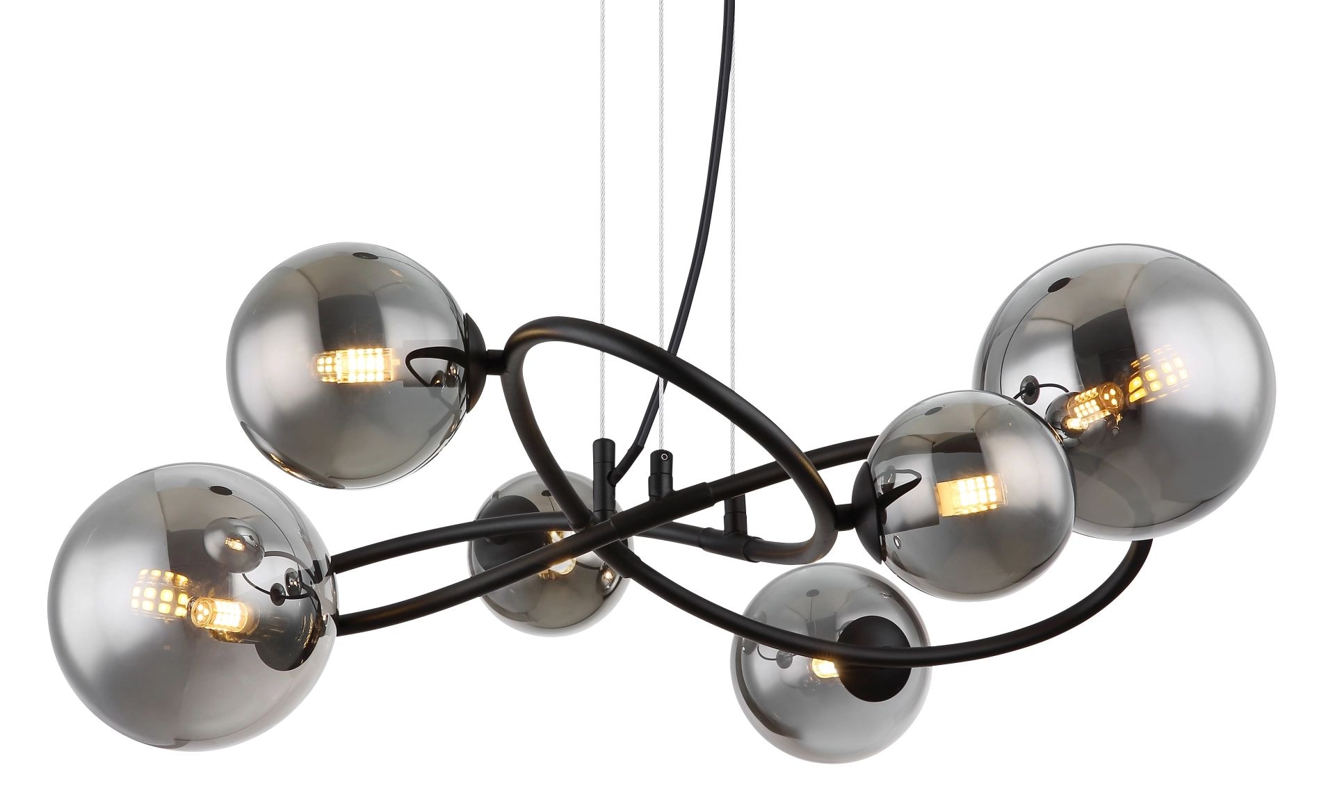 GLOBO LIGHTING Hängeleuchte »RIHA«, Leuchtmittel G9 | Leuchtmittel wechselbar, Hängeleuchte, Pendelleuchte, Glas, Design Leuchte, Esszimmer