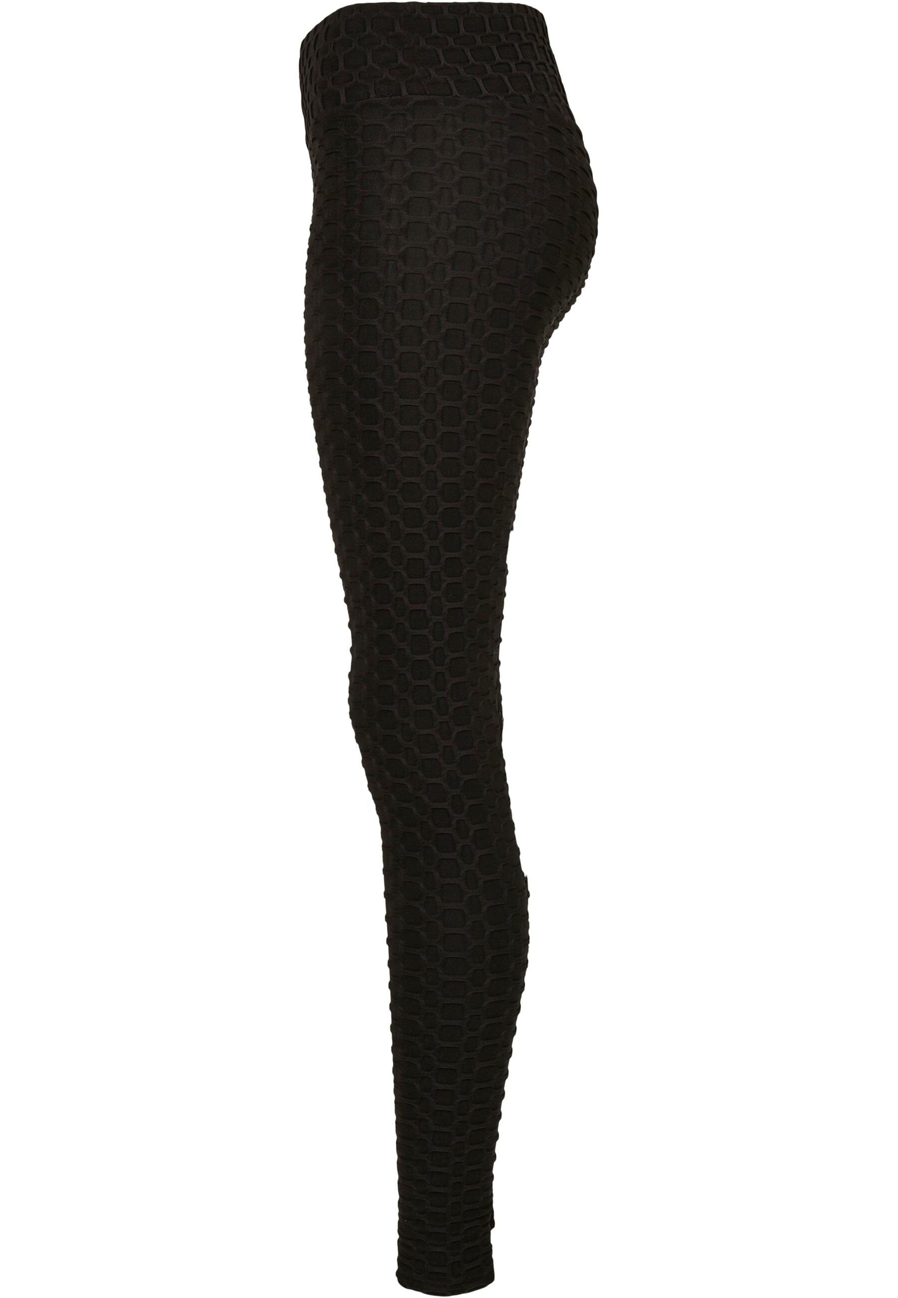 URBAN CLASSICS Leggings »Urban Classics Damen Ladies High Waist Honeycomb Leggings«, (1 tlg.)