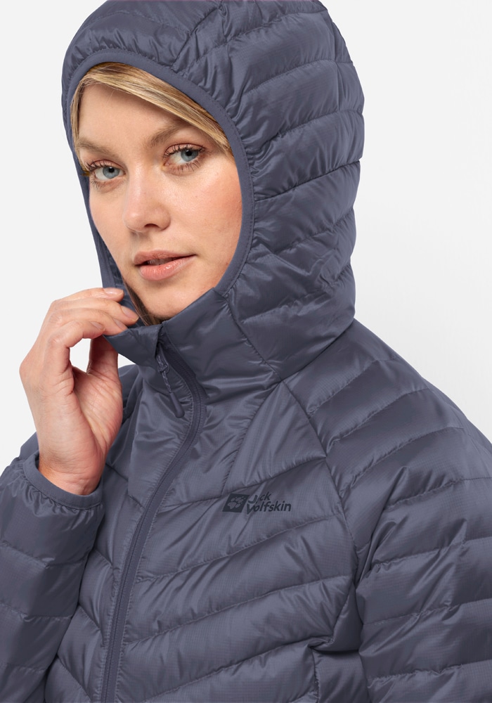 Jack Wolfskin Daunenjacke »PASSAMANI DOWN HOODY W«, mit Kapuze