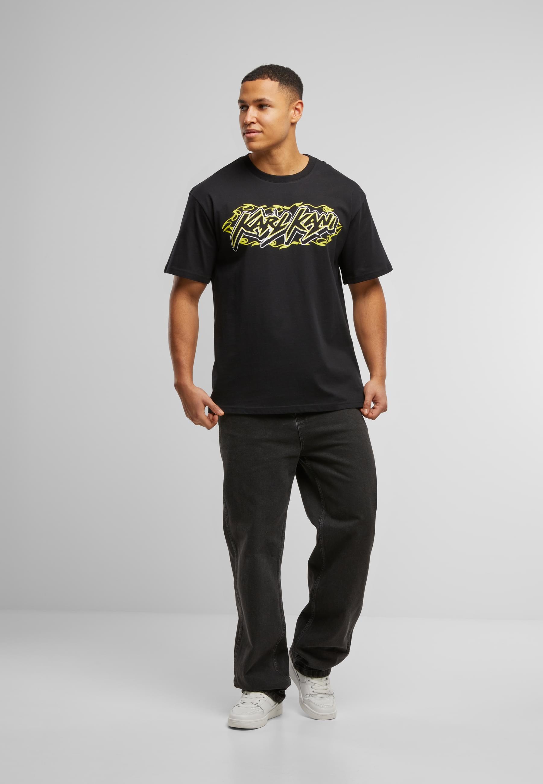 Karl Kani T-Shirt »Karl Kani Woven Signature Kani Heat Tee«, (1 tlg.)