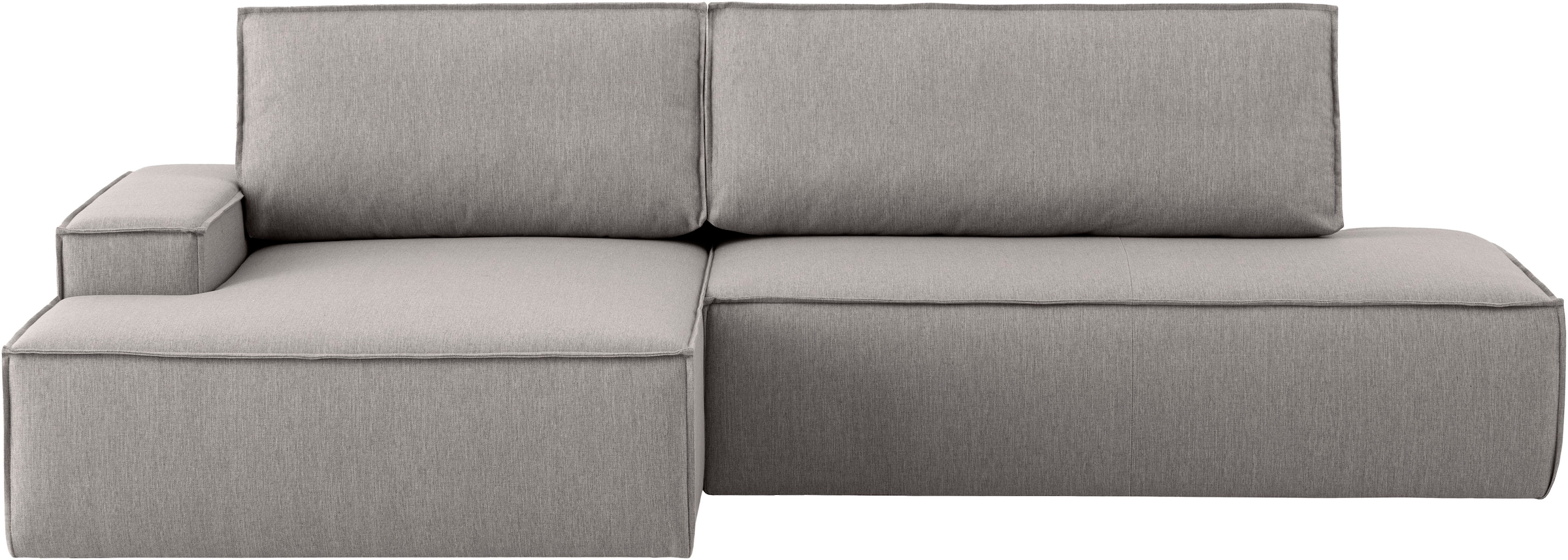Home affaire Ecksofa "SHERWOOD, Schlafsofa in L-Form offen (275cm), Cord, L günstig online kaufen