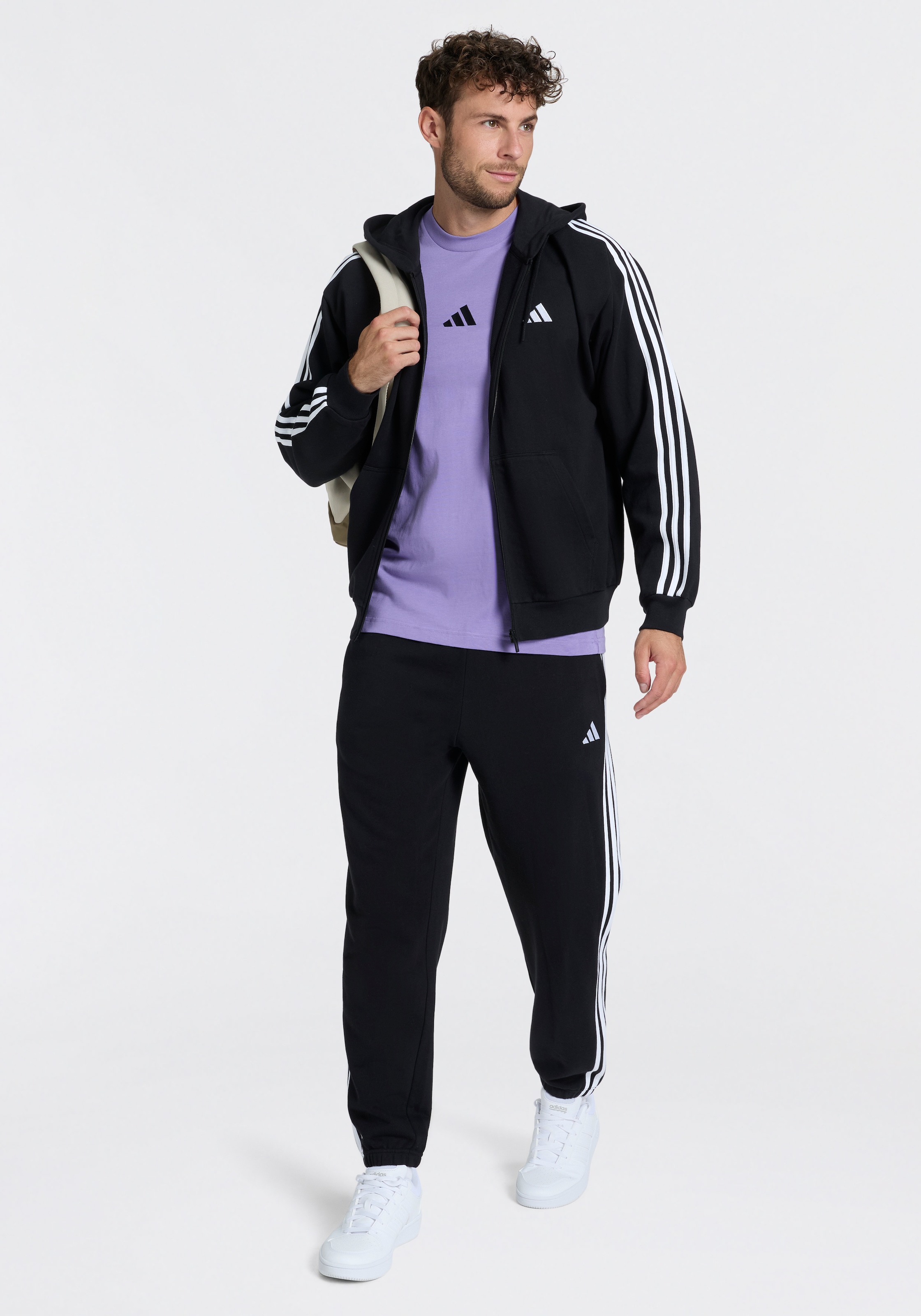 adidas Sportswear »ESSENTIALS 3-STREIFEN FRENCH TERRY«