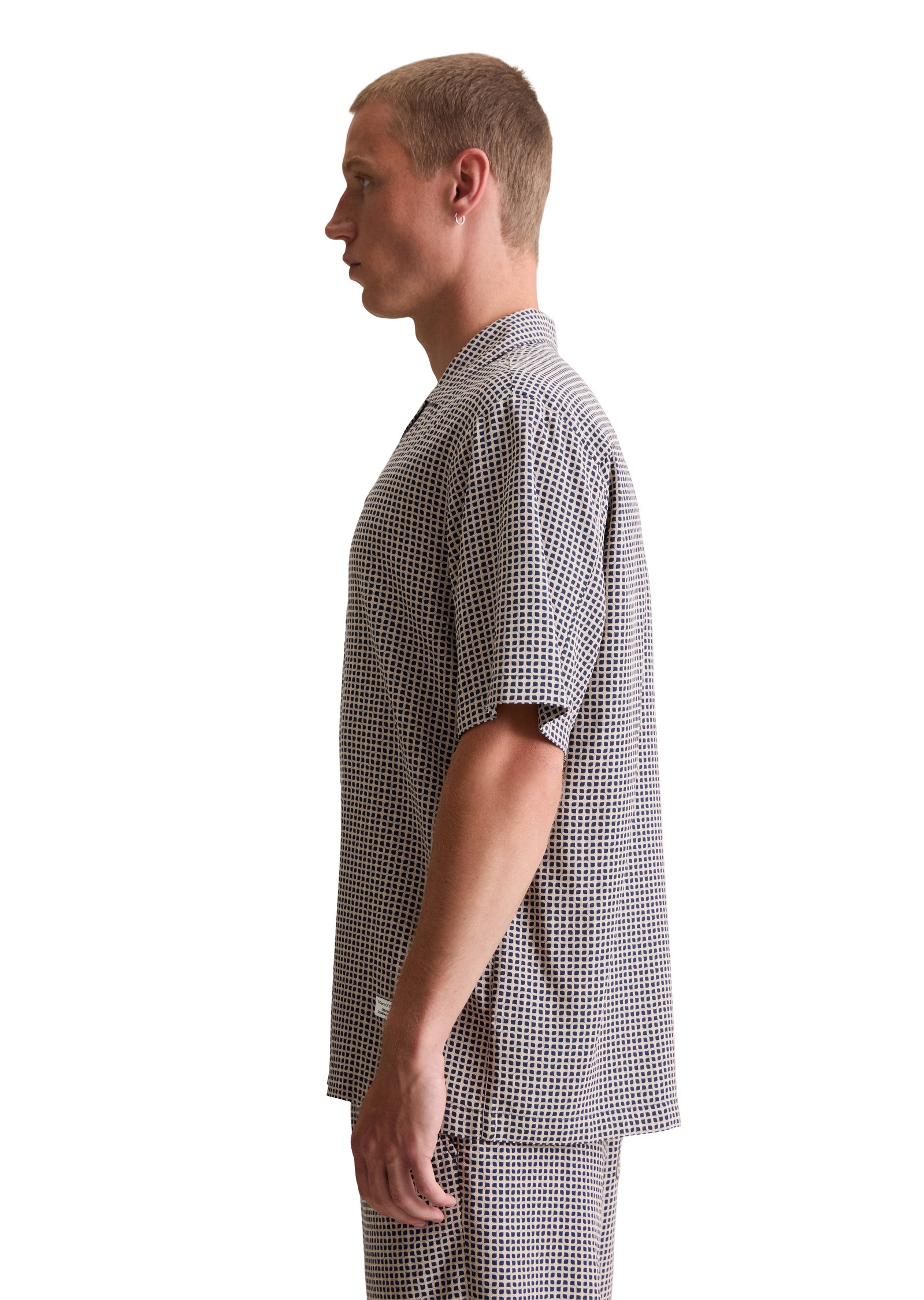 Marc OPolo DENIM Kurzarmhemd "aus softer Viskose" günstig online kaufen
