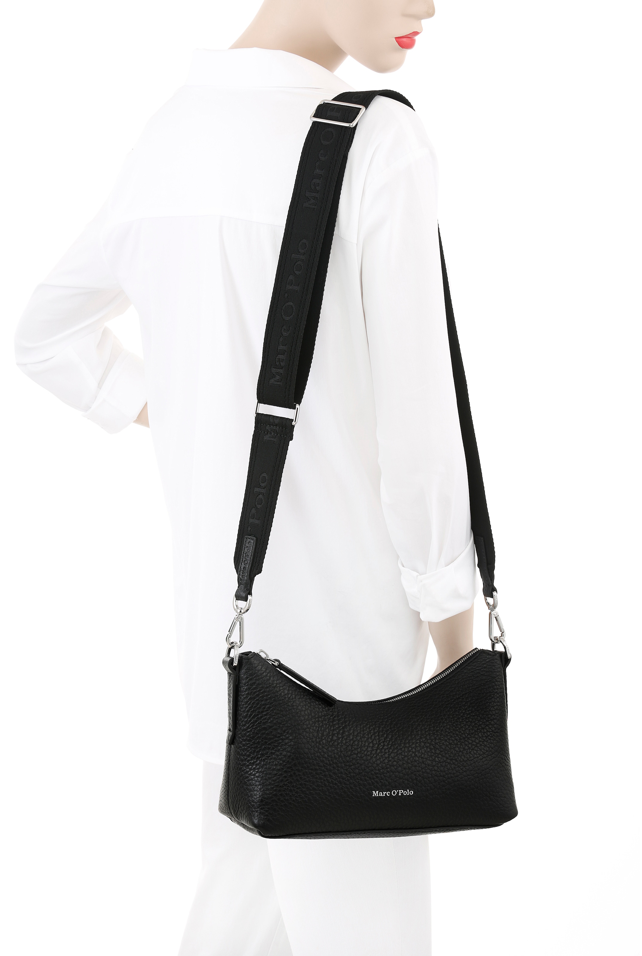 Marc O'Polo Accessories Umhängetasche »BINNA«, Hobo, Henkeltasche, Damen Schultertasche mit Magnetverschluss
