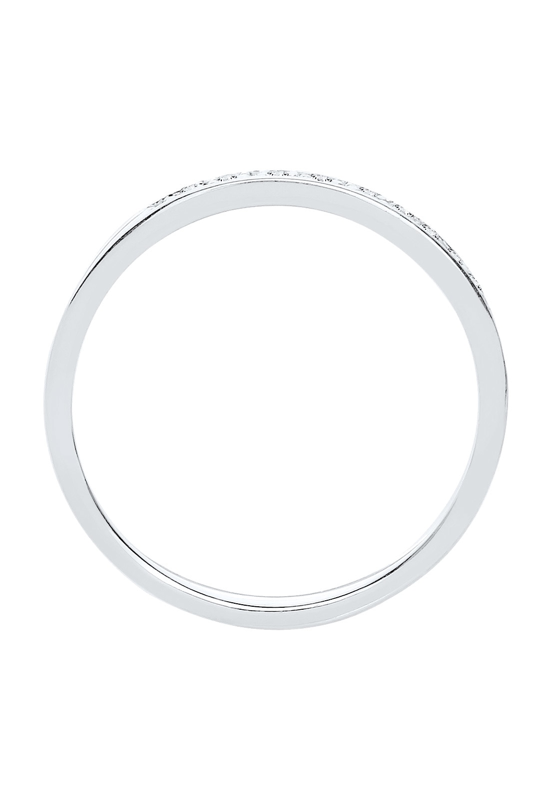 Elli DIAMONDS Verlobungsring »Diamant (0.04 ct) Verlobung Beisteckring Silber«