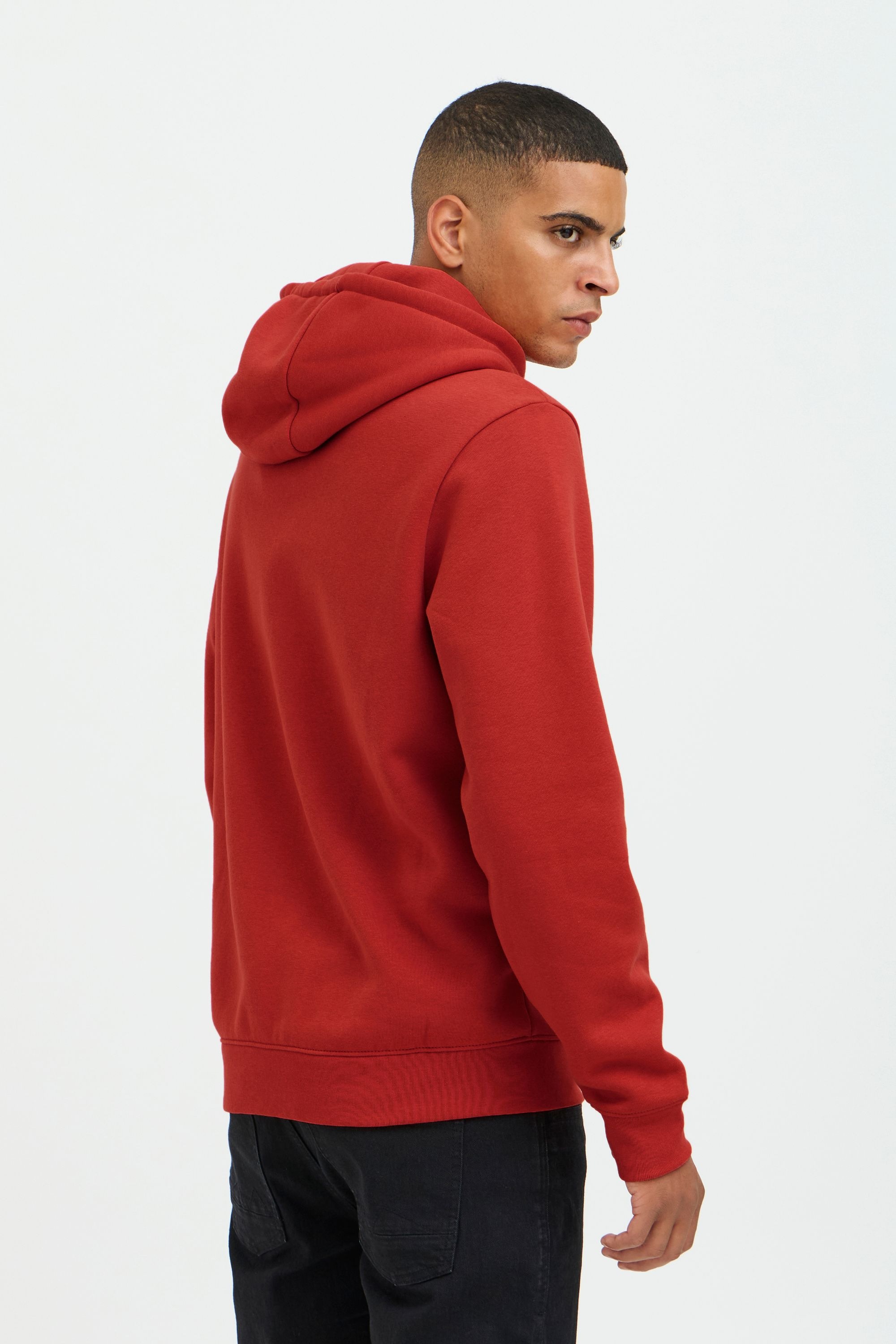 Kapuzenpullover BLEND "BHSweatshirt", Herren, Gr. XL, valiant poppy, Sweatware, 50% Baumwolle, 50% Polyester, regular fit normal, ohne Ausschnitt, eingesetzt, Pullover Kapuzenpullover, Stilvoller Hoodie mit Kapuze 3