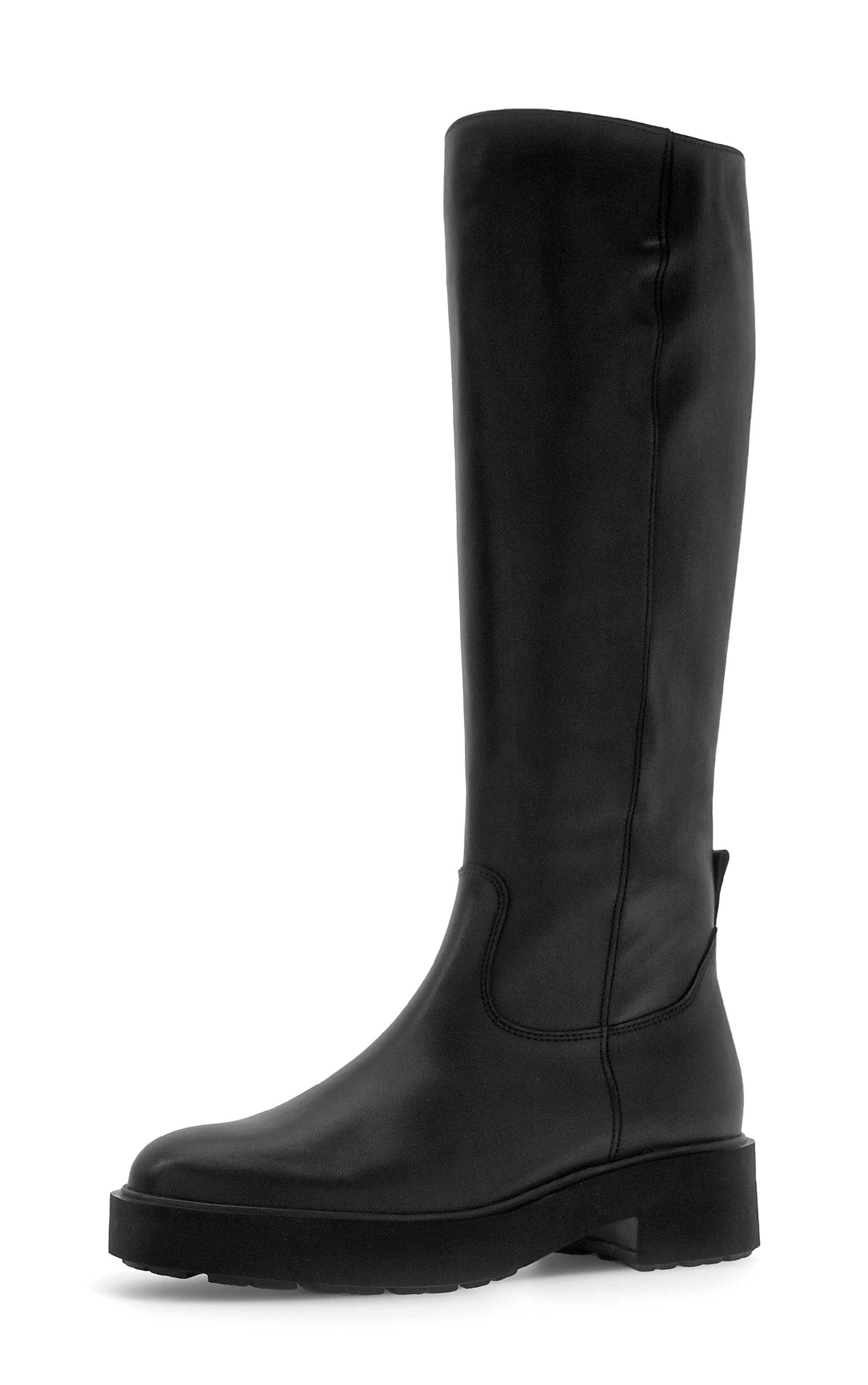 Gabor Stiefel, Blockabsatz, Langschaftstiefel, Reißverschlussstiefel mit Zi günstig online kaufen