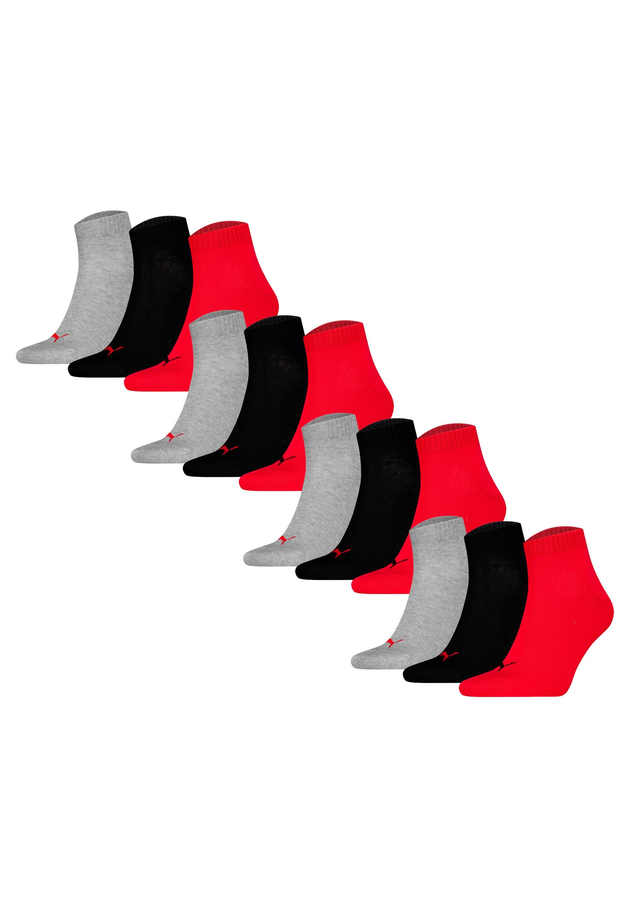 PUMA Kurzsocken "Socken Quarter Plain 12P 12er Pack" 12 Paar tlg.