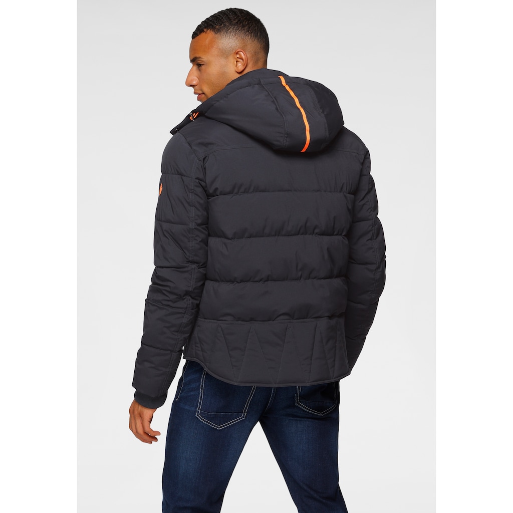 Bruno Banani Steppjacke, mit Kapuze