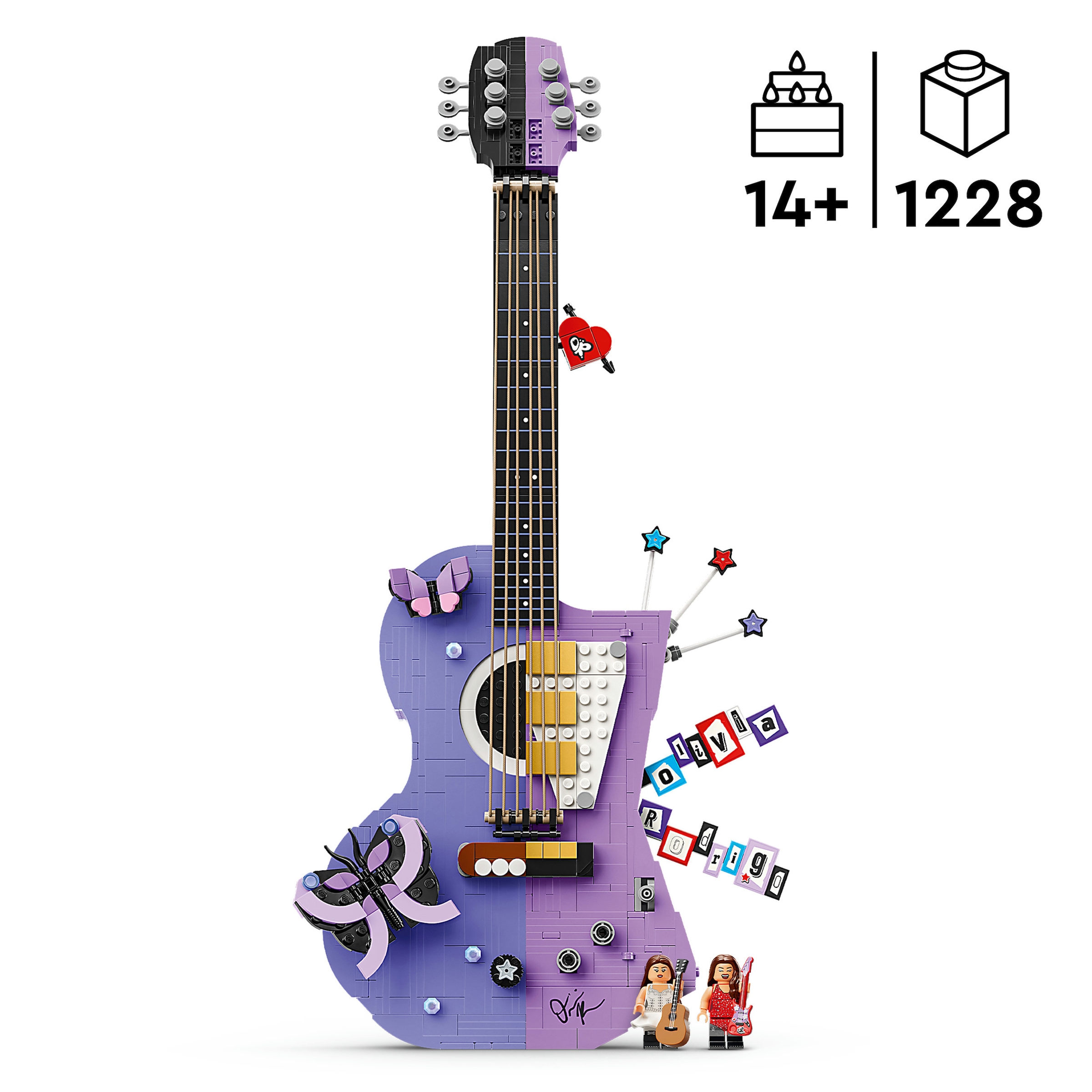 LEGO® Konstruktionsspielsteine »Olivia Rodrigos Gitarre (43031), LEGO Editions Music« Made in Europe