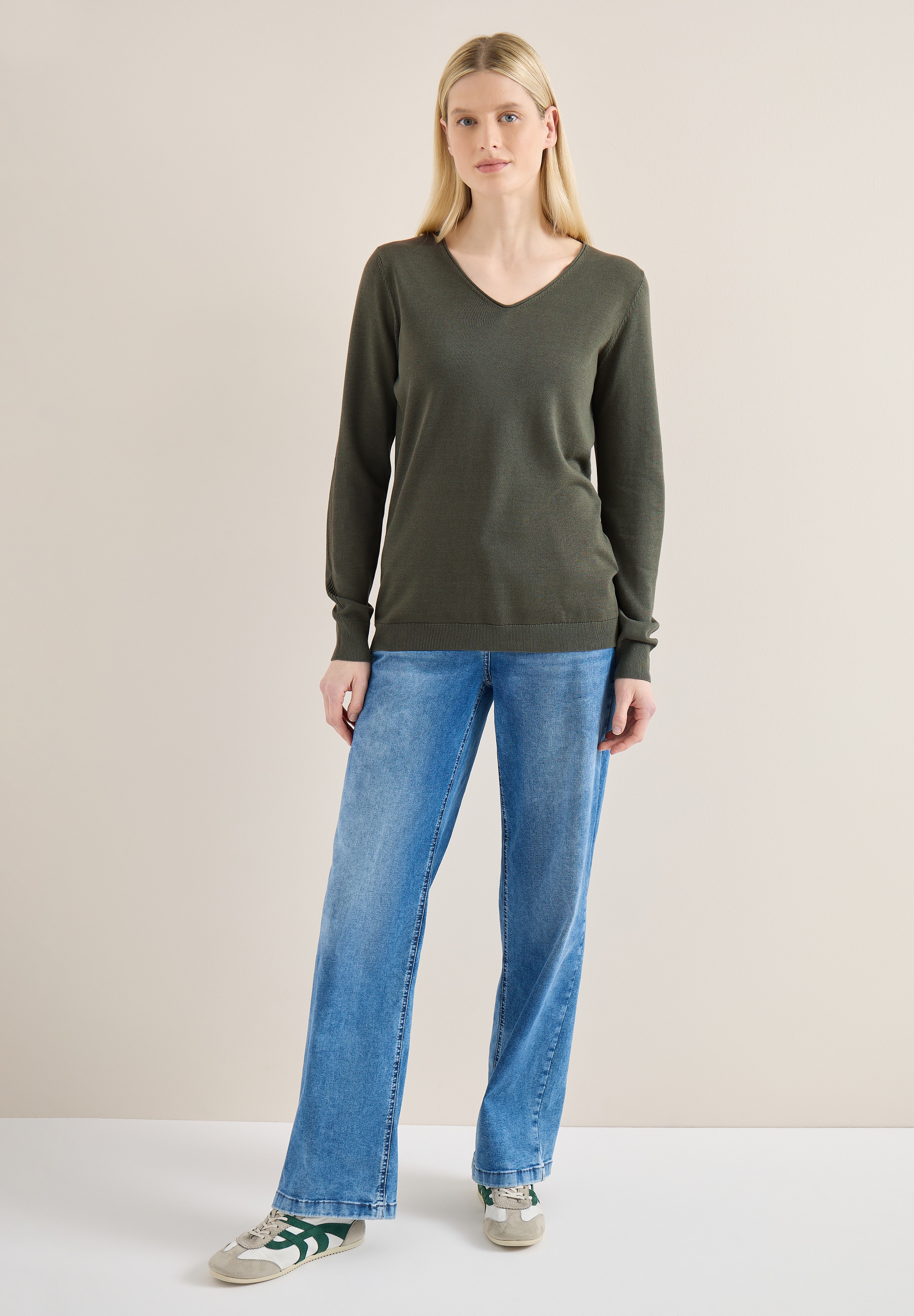 Cecil Strickpullover mit Strick-Detail