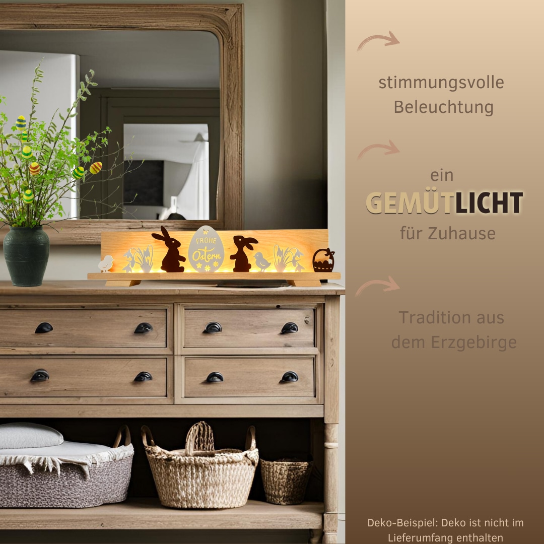 Weigla Dekofigur "Figurenset "Ostern" für WEIGLA Dekosockel, aus Holz" Erzg günstig online kaufen