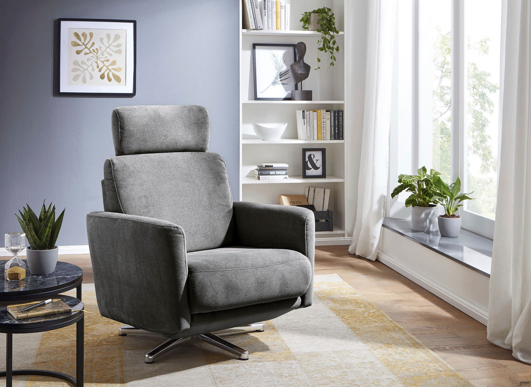 CALIZZA INTERIORS Relaxsessel "Spinell", inklusive einsteckbarer Kopfstütze günstig online kaufen