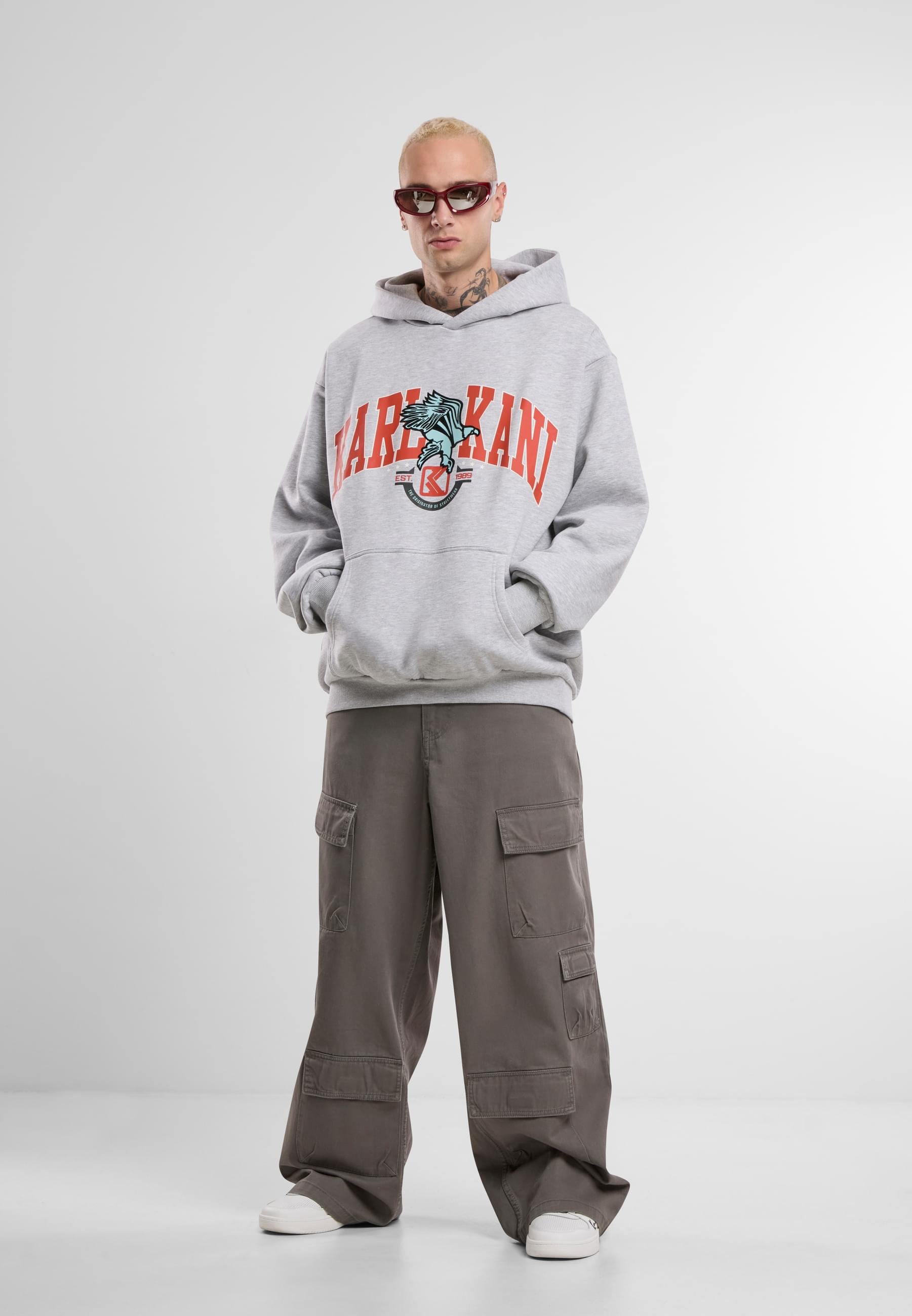 Karl Kani Kapuzensweatshirt »Karl Kani Karl Kani OG Eagle Print OS Hoodie«, (1 tlg.)