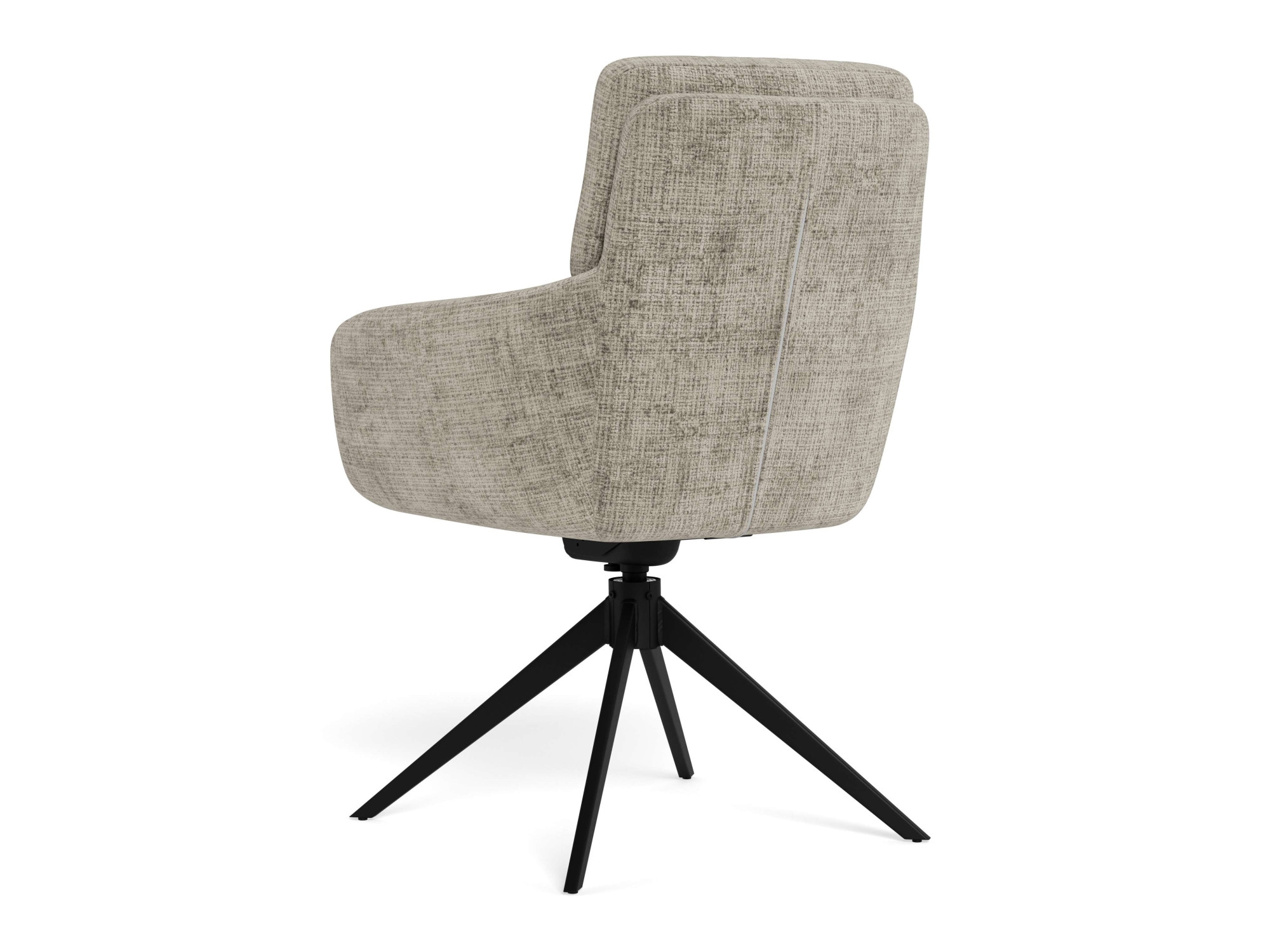 ACTONA GROUP Esszimmerstuhl »Roger, Polsterstuhl, Stuhl, 2er-Set« (Set) 2 Stk.grauer Stoff, Armlehnen, Polsterung, Dreh- & Kippfunktion, FSC™