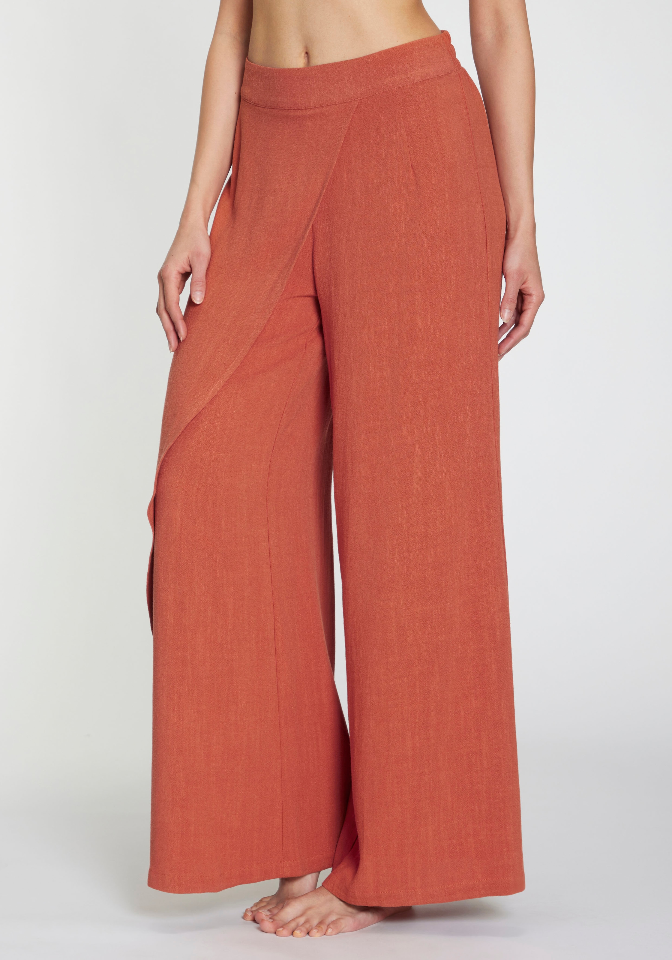 French Connection Leinenhose  im weit fließendem Lagenlook