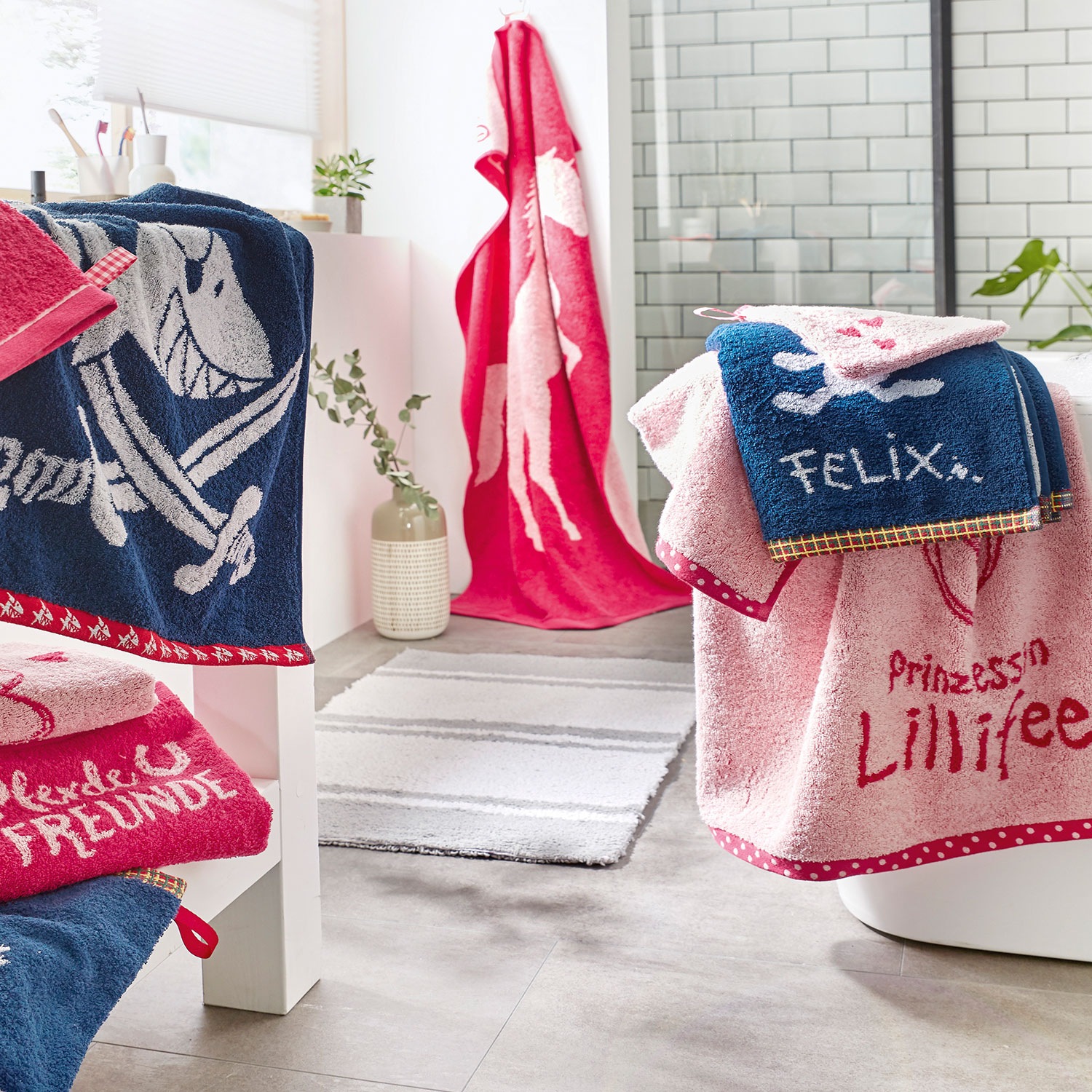 Dyckhoff Handtuch Set "Prinzessin Lillifee" Set 5 Stk. Frottier Komplette S günstig online kaufen