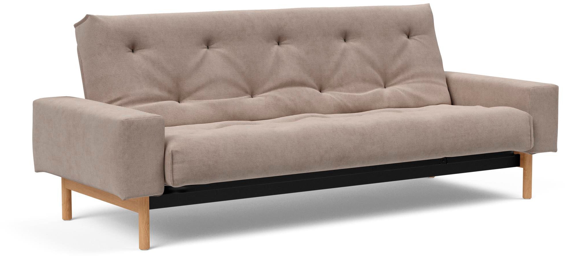 INNOVATION LIVING ™ Schlafsofa »MIMER«, Taschenfederkernmatratze, Breite Liegefläche 140 cm