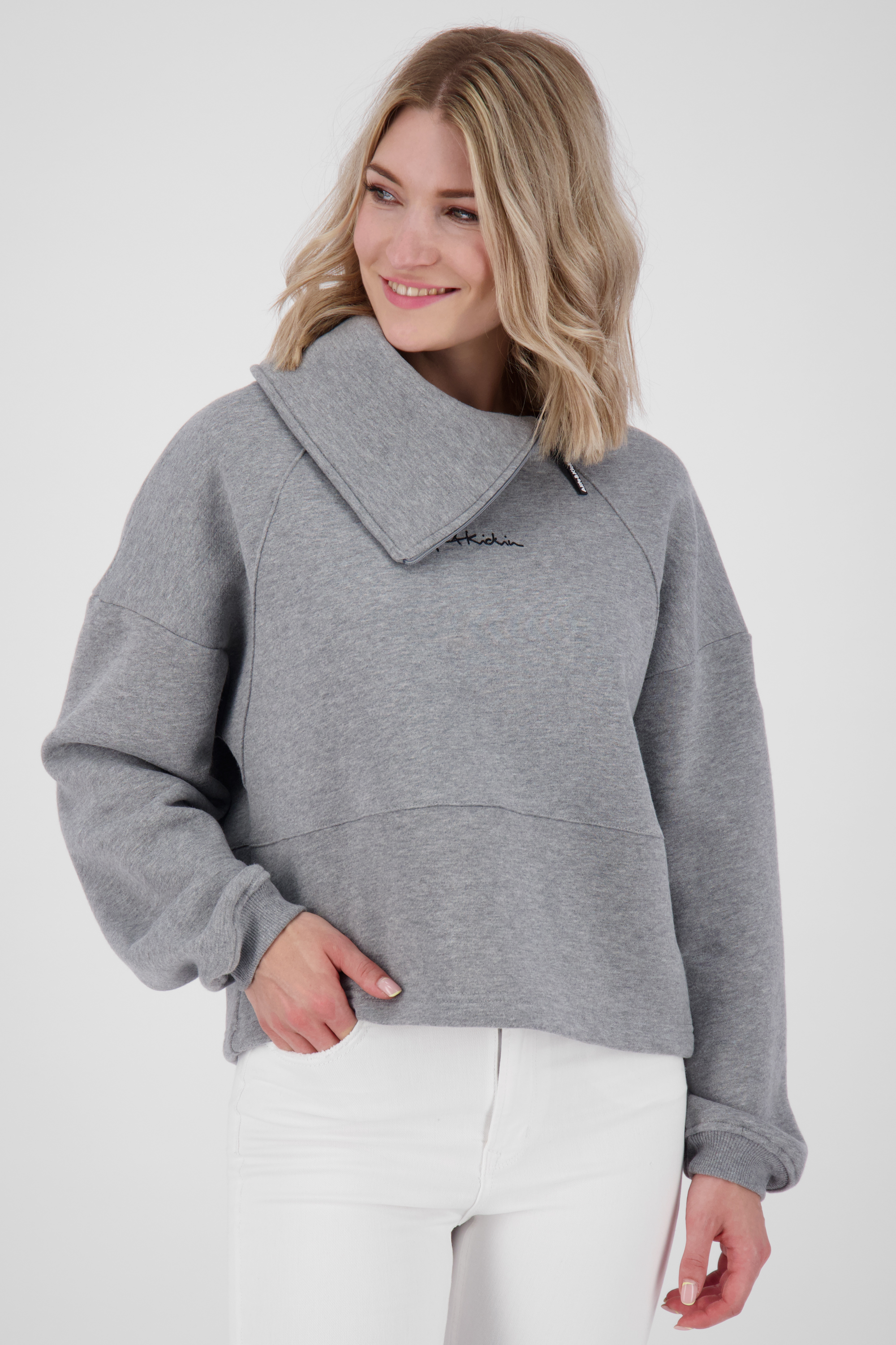 Hoodie aus Baumwolle mit gestickter Signatur - Ready to Wear 1ABIWS